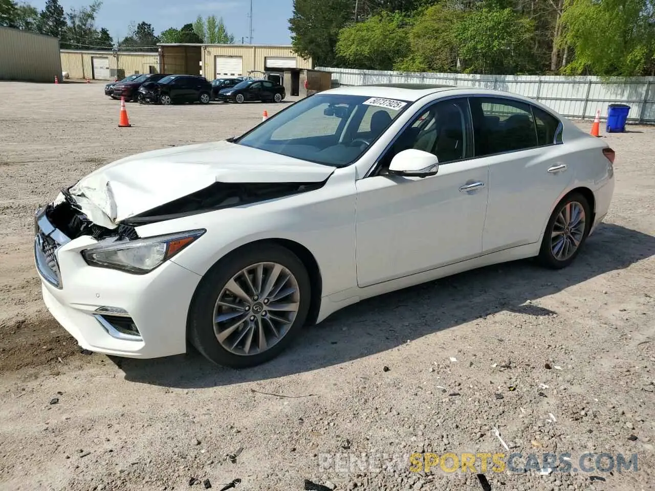1 Photograph of a damaged car JN1EV7BP4NM310147 INFINITI Q50 2022