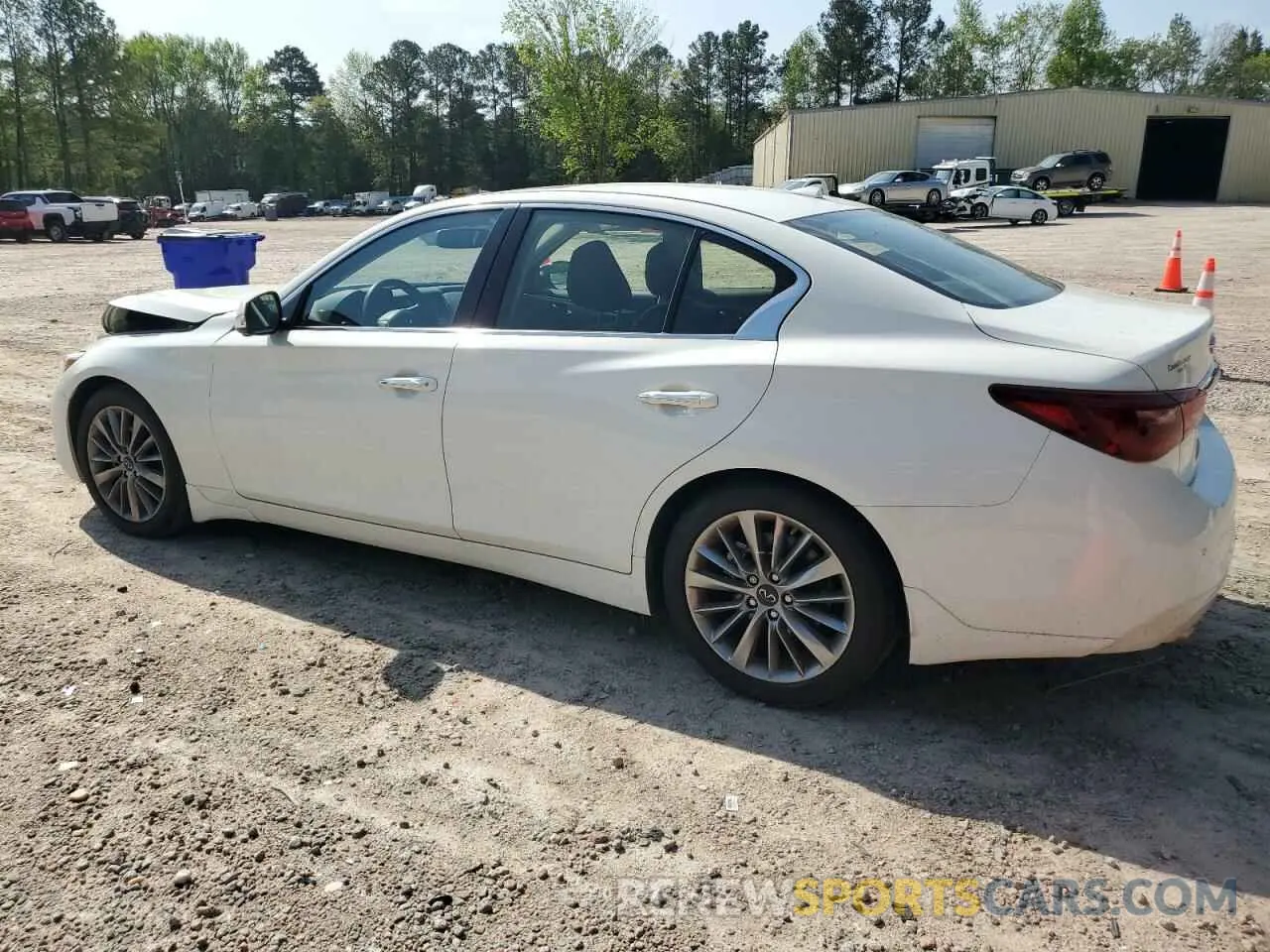 2 Photograph of a damaged car JN1EV7BP4NM310147 INFINITI Q50 2022