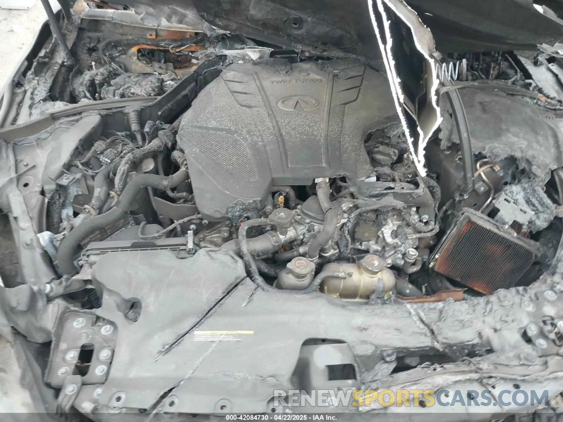 10 Photograph of a damaged car JN1EV7BP6NM310344 INFINITI Q50 2022