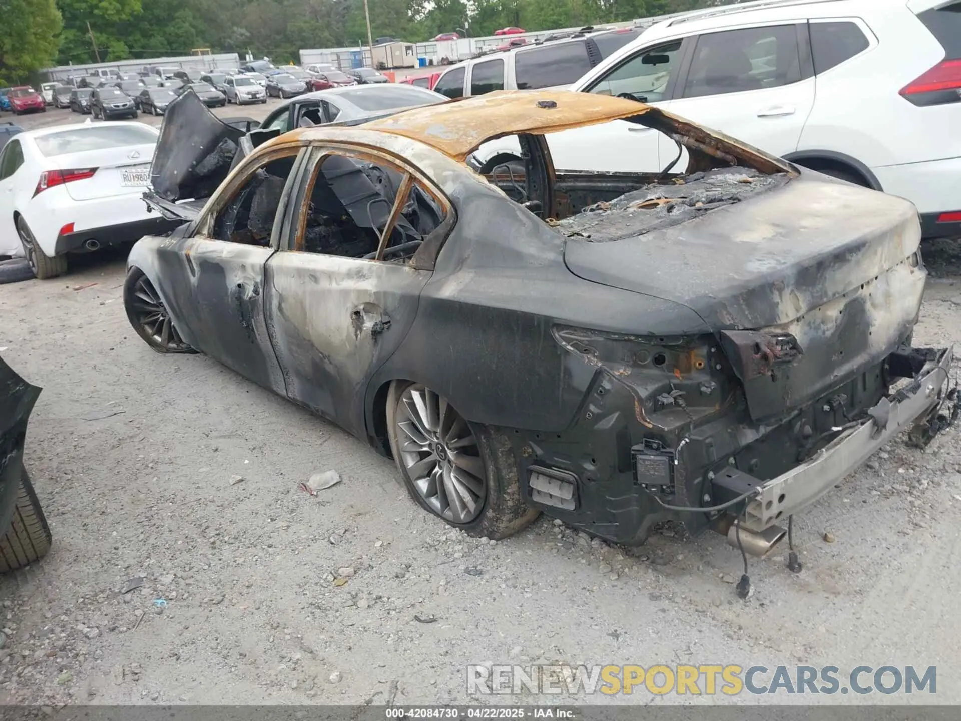 3 Photograph of a damaged car JN1EV7BP6NM310344 INFINITI Q50 2022