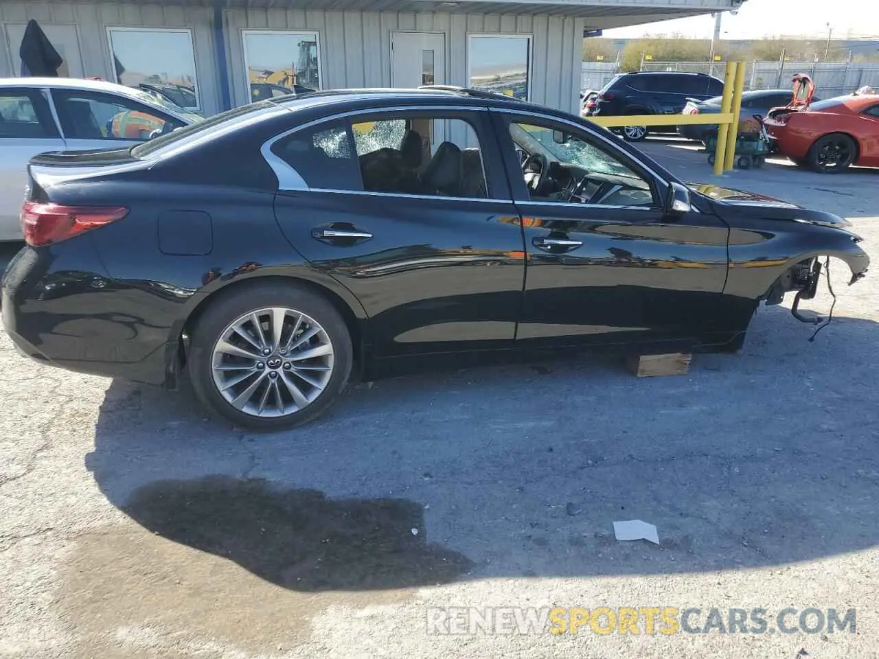3 Фотография поврежденного автомобиля JN1EV7BPXNM310721 INFINITI Q50 2022