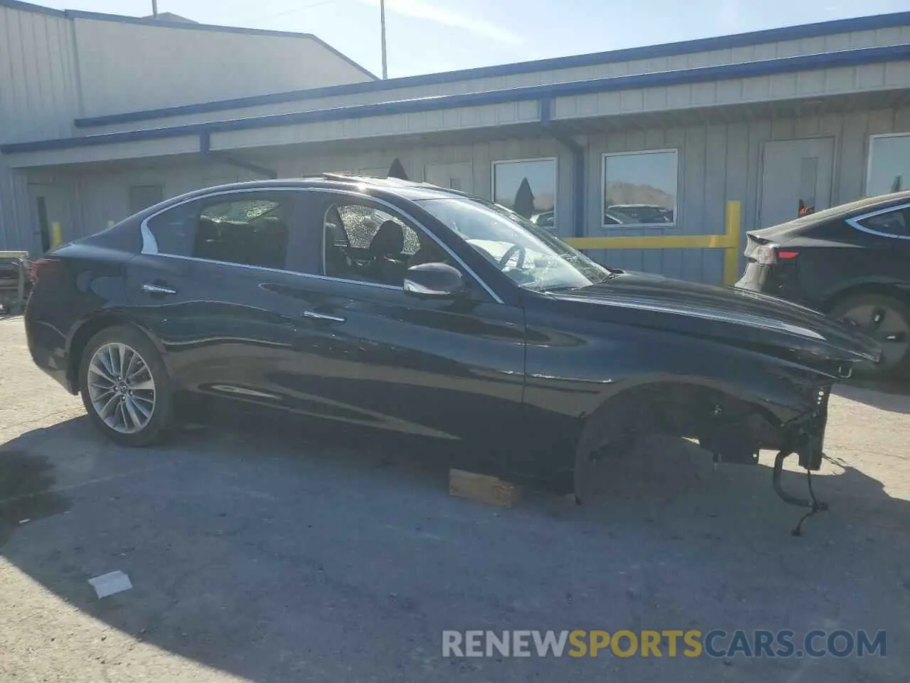 4 Фотография поврежденного автомобиля JN1EV7BPXNM310721 INFINITI Q50 2022