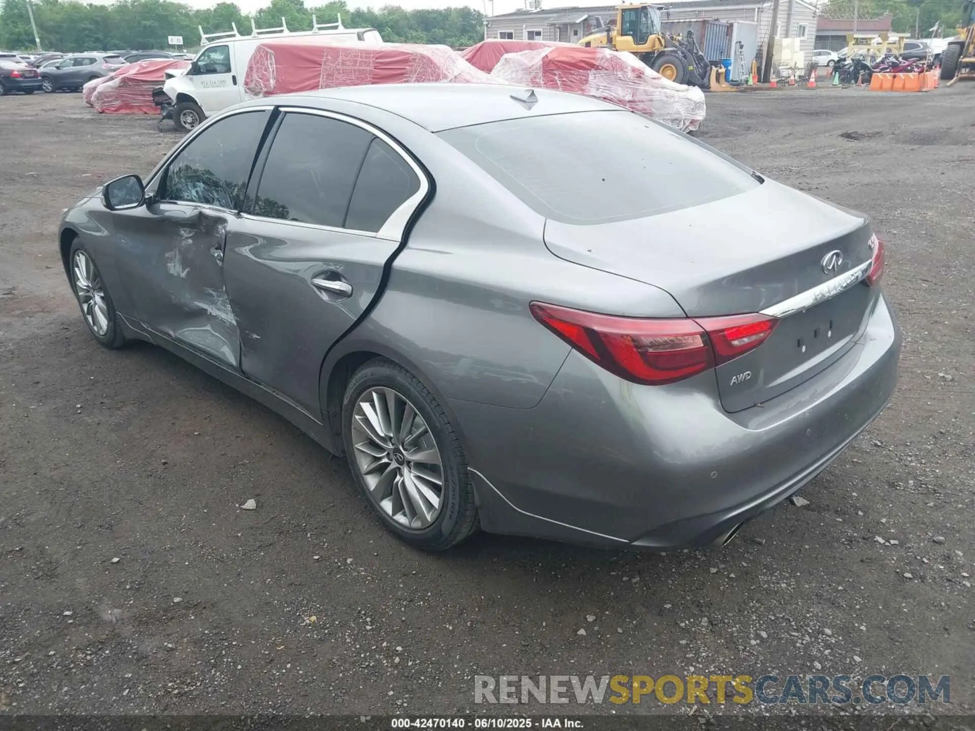 3 Photograph of a damaged car JN1EV7BR0NM340053 INFINITI Q50 2022