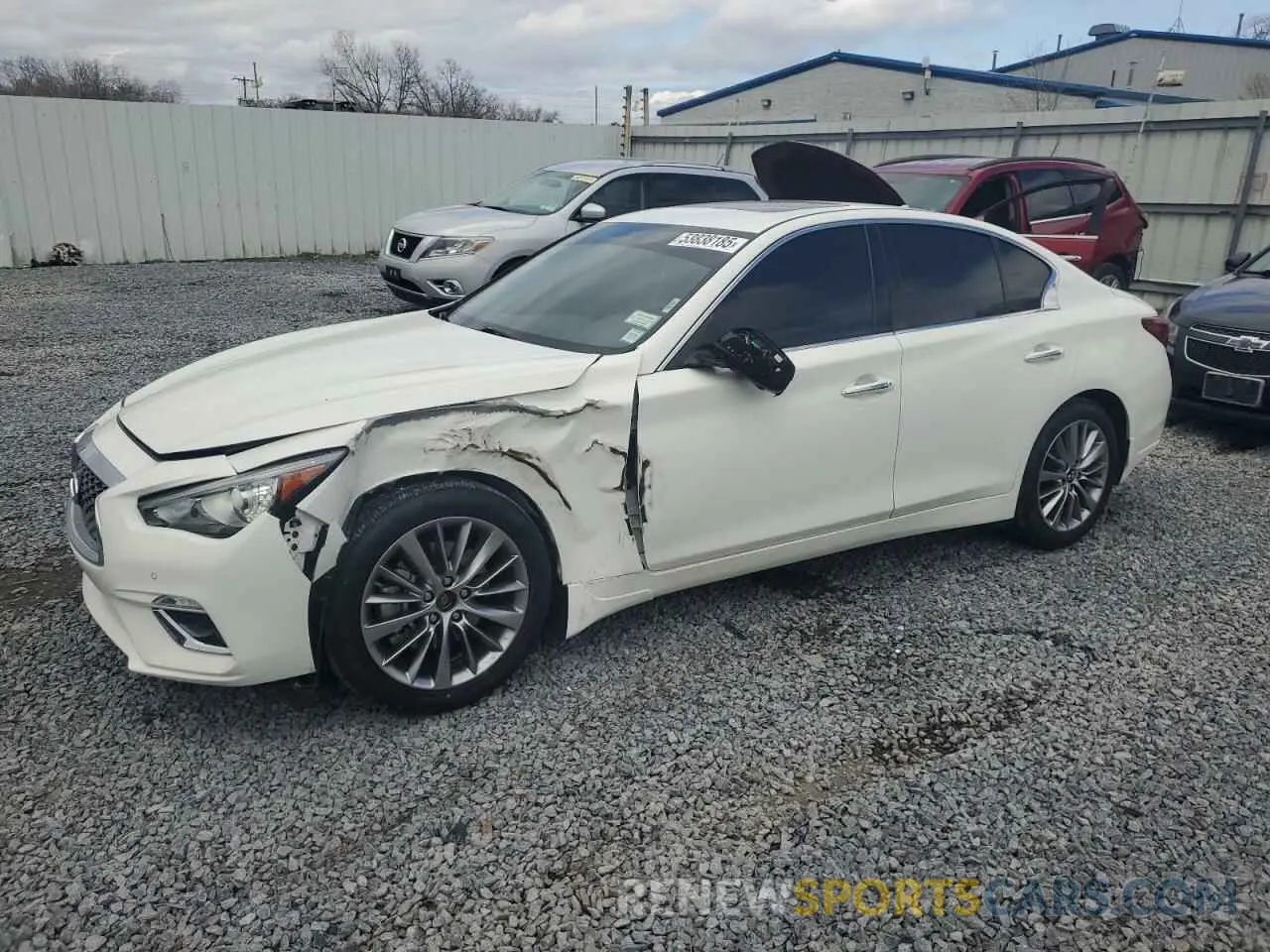 1 Фотография поврежденного автомобиля JN1EV7BR7NM340678 INFINITI Q50 2022