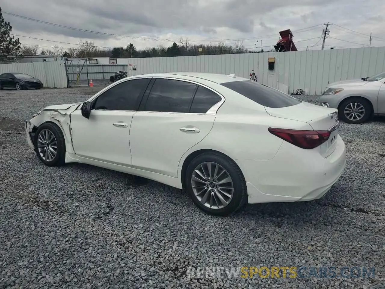 2 Фотография поврежденного автомобиля JN1EV7BR7NM340678 INFINITI Q50 2022