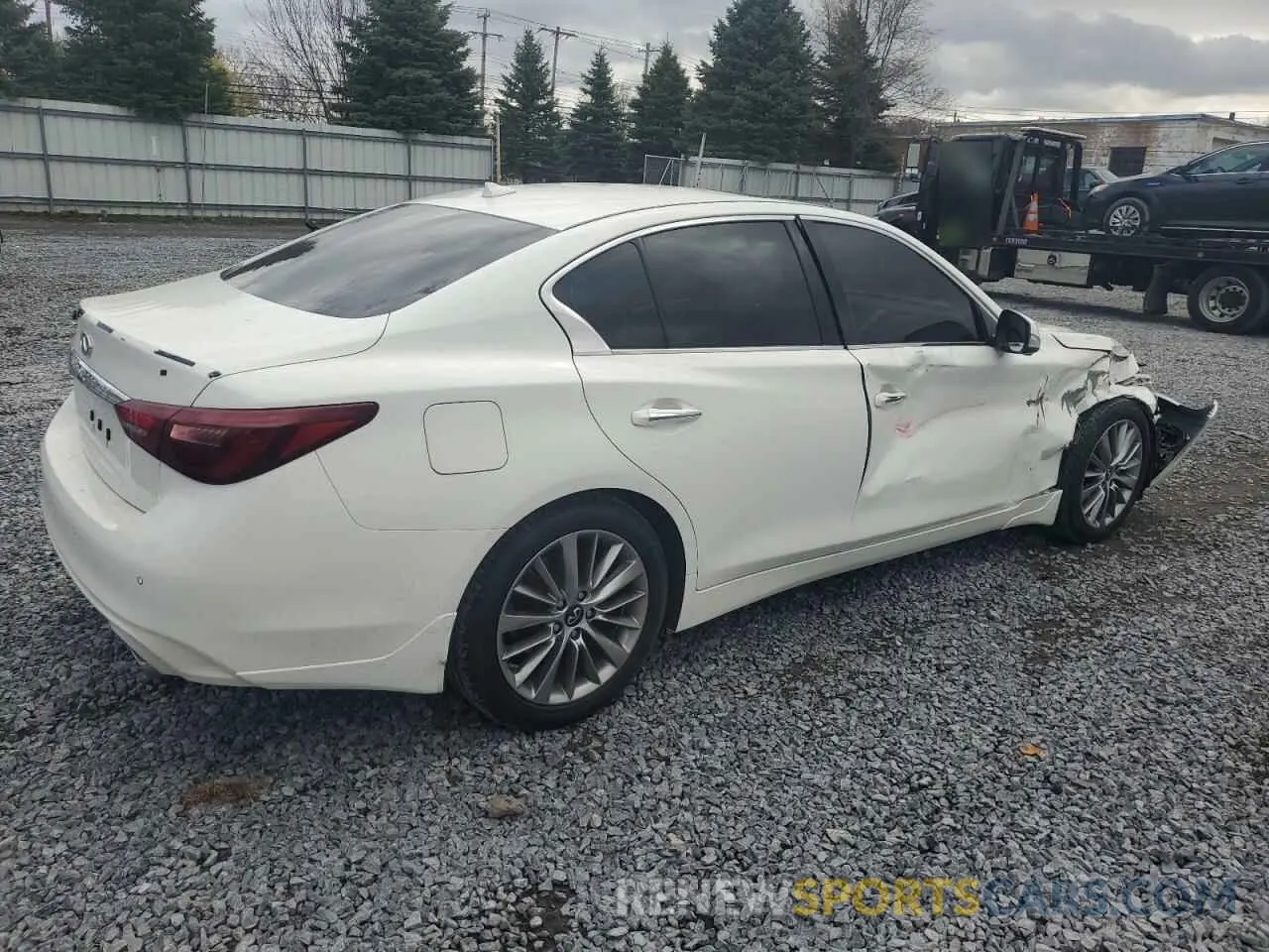 3 Фотография поврежденного автомобиля JN1EV7BR7NM340678 INFINITI Q50 2022
