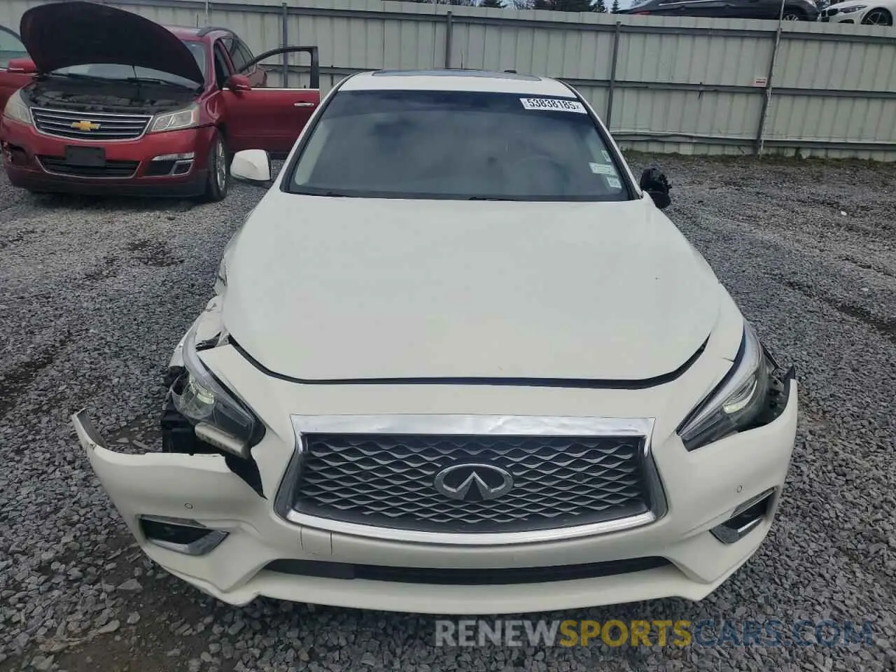 5 Фотография поврежденного автомобиля JN1EV7BR7NM340678 INFINITI Q50 2022