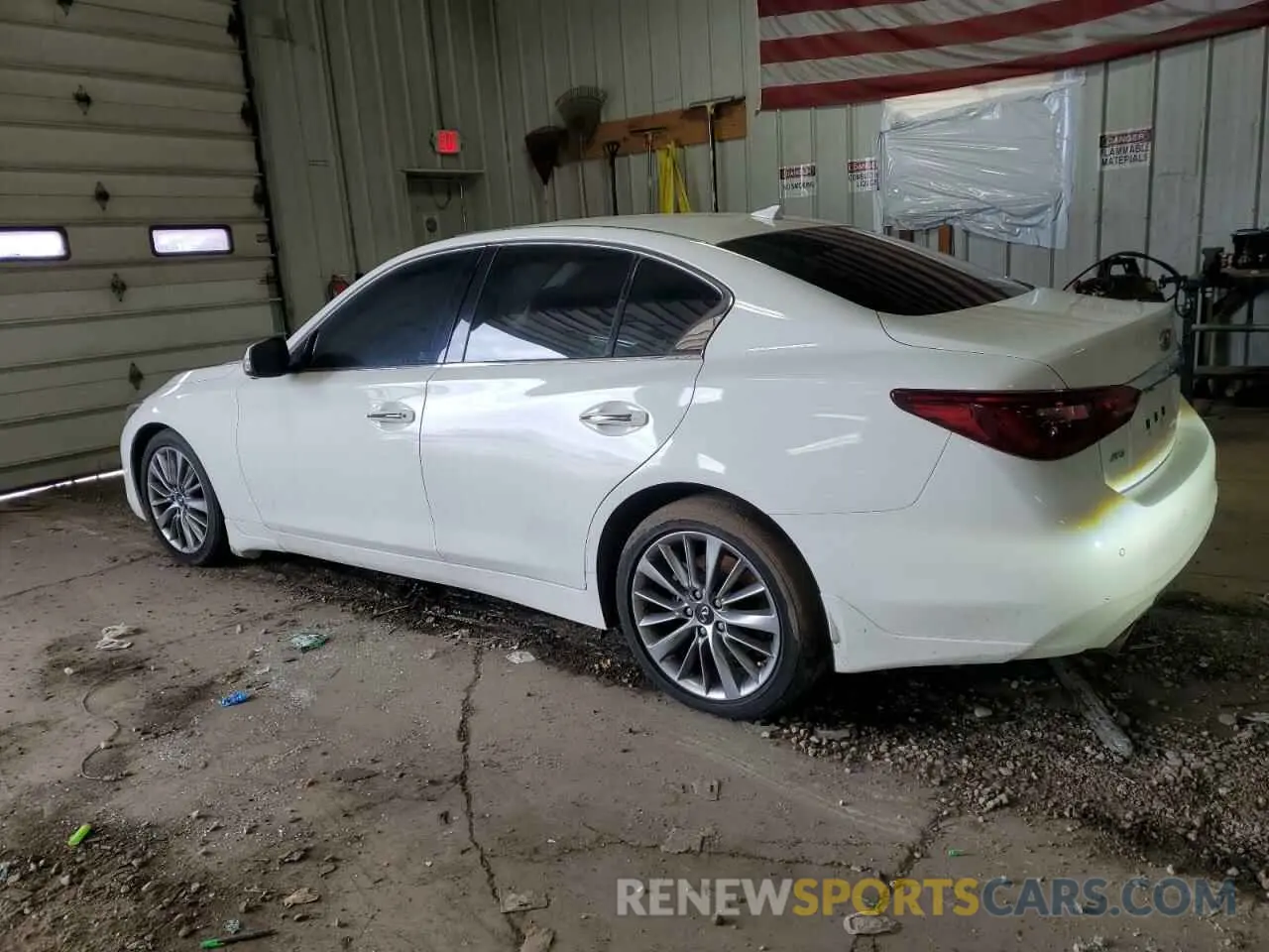 2 Фотография поврежденного автомобиля JN1EV7BR7NM341183 INFINITI Q50 2022