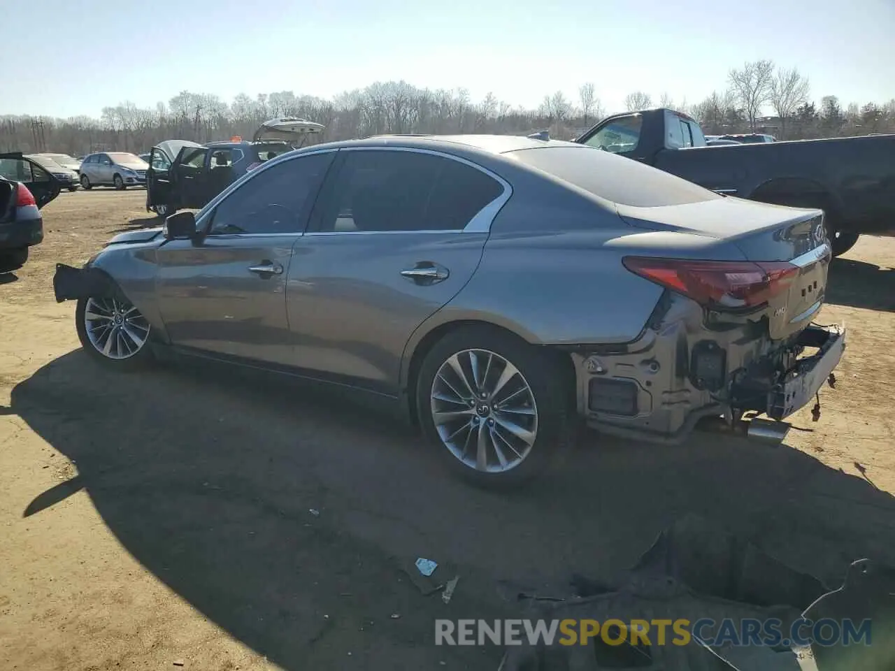 2 Фотография поврежденного автомобиля JN1EV7BR7NM341197 INFINITI Q50 2022