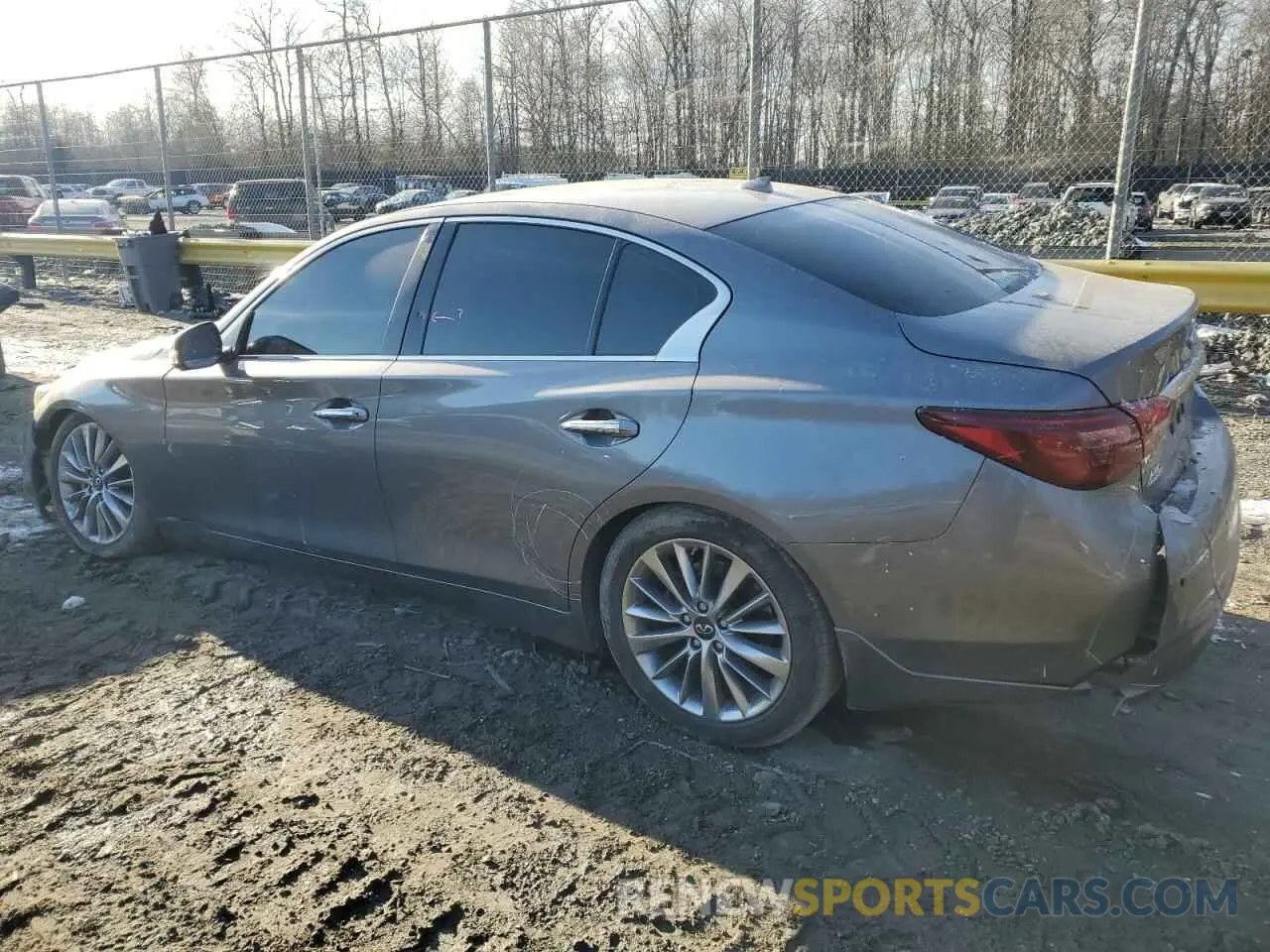 2 Photograph of a damaged car JN1EV7BRXNM340576 INFINITI Q50 2022