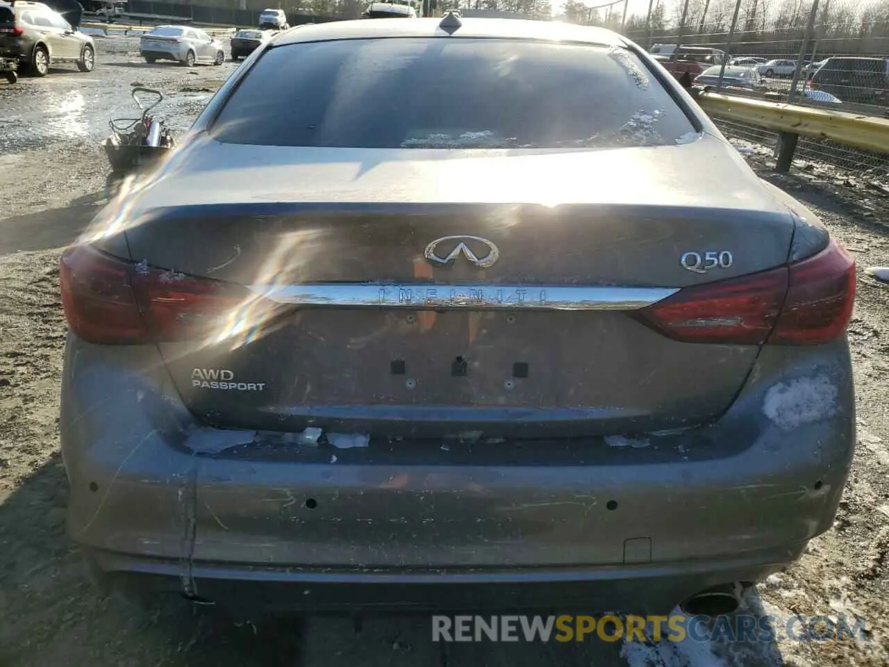 6 Photograph of a damaged car JN1EV7BRXNM340576 INFINITI Q50 2022