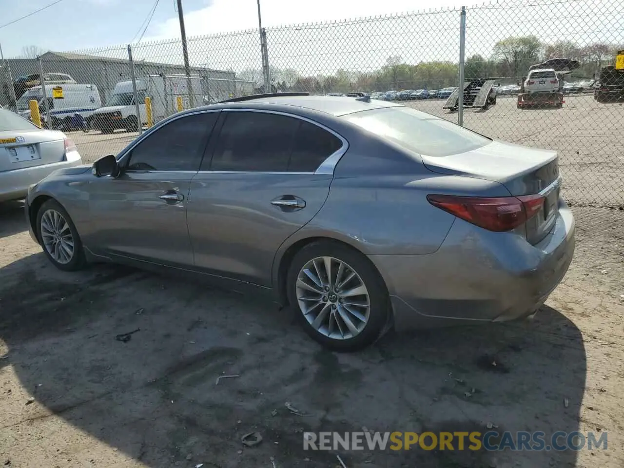 2 Photograph of a damaged car JN1EV7BRXNM342229 INFINITI Q50 2022