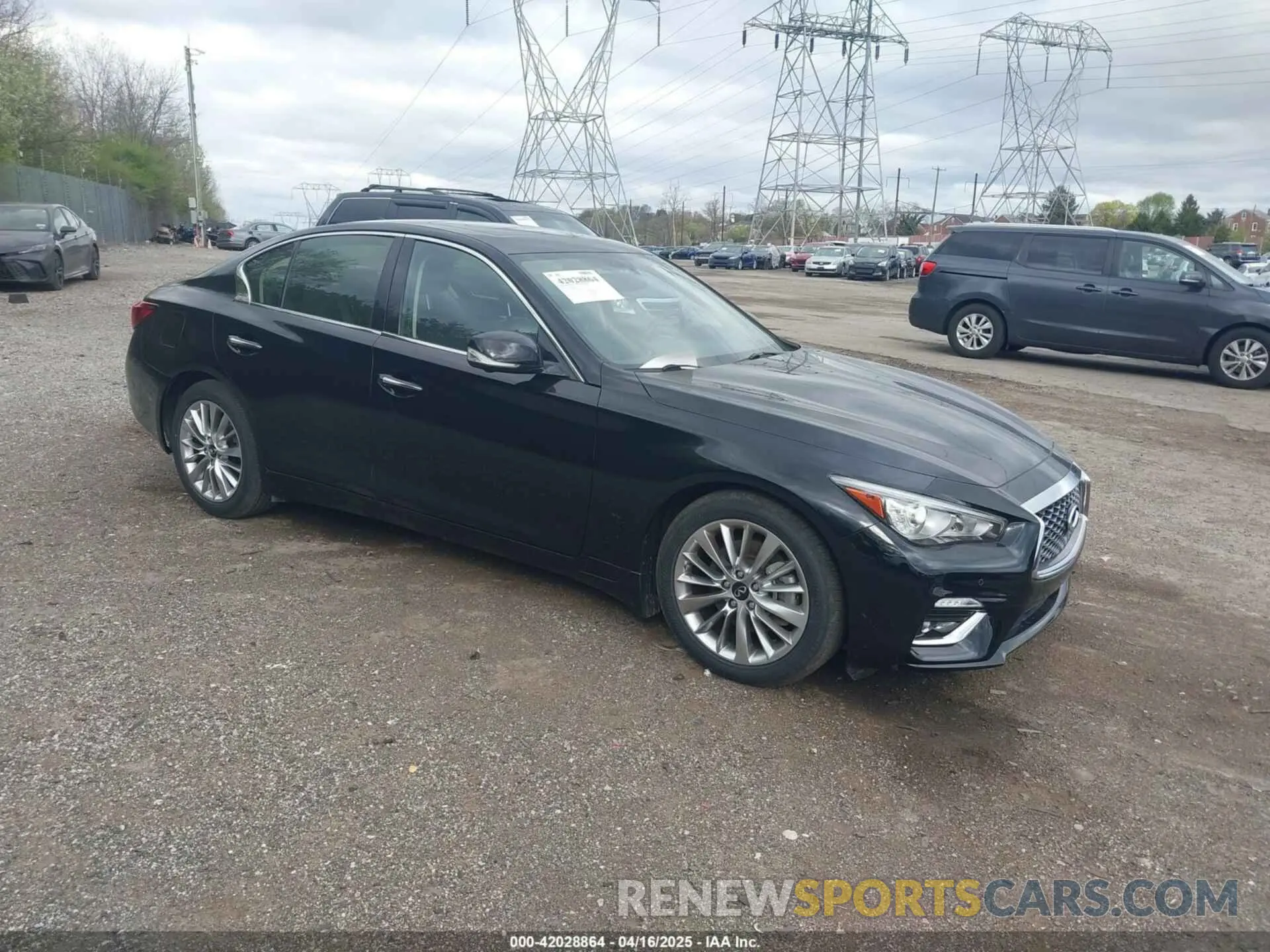 1 Фотография поврежденного автомобиля JN1EV7BRXNM342313 INFINITI Q50 2022