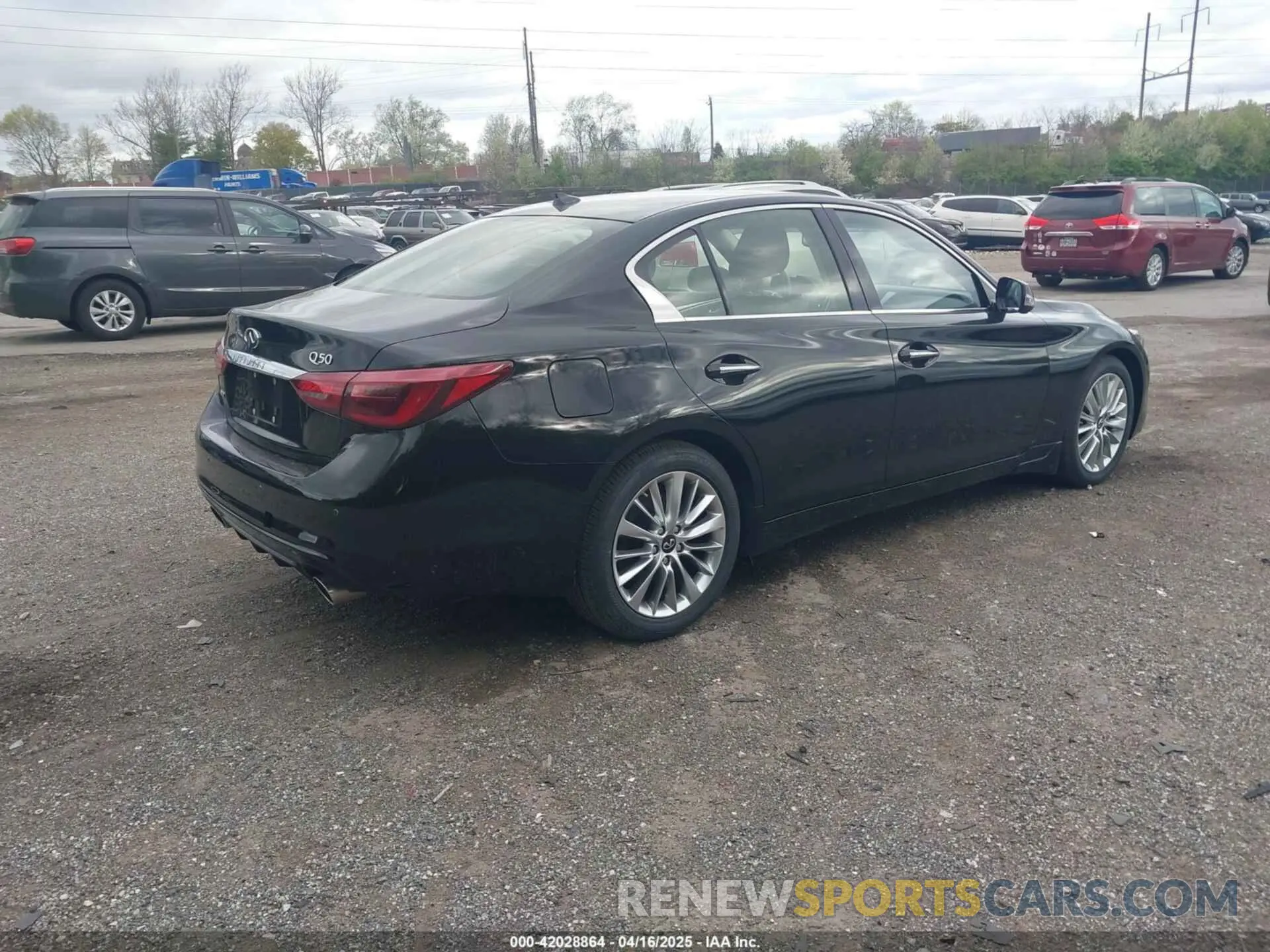 4 Фотография поврежденного автомобиля JN1EV7BRXNM342313 INFINITI Q50 2022