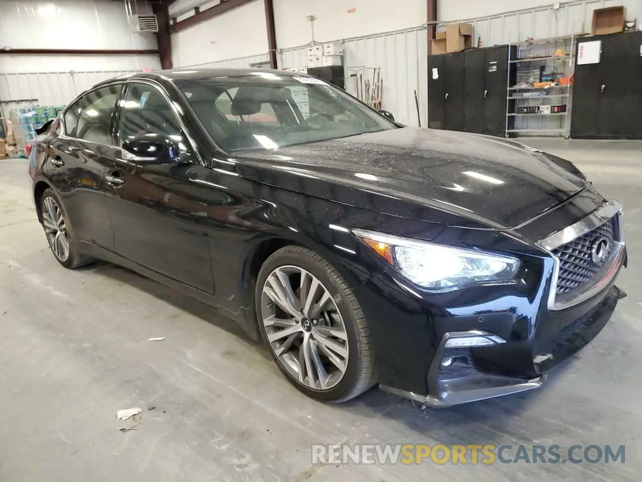 4 Photograph of a damaged car JN1EV7CR9NM342091 INFINITI Q50 2022