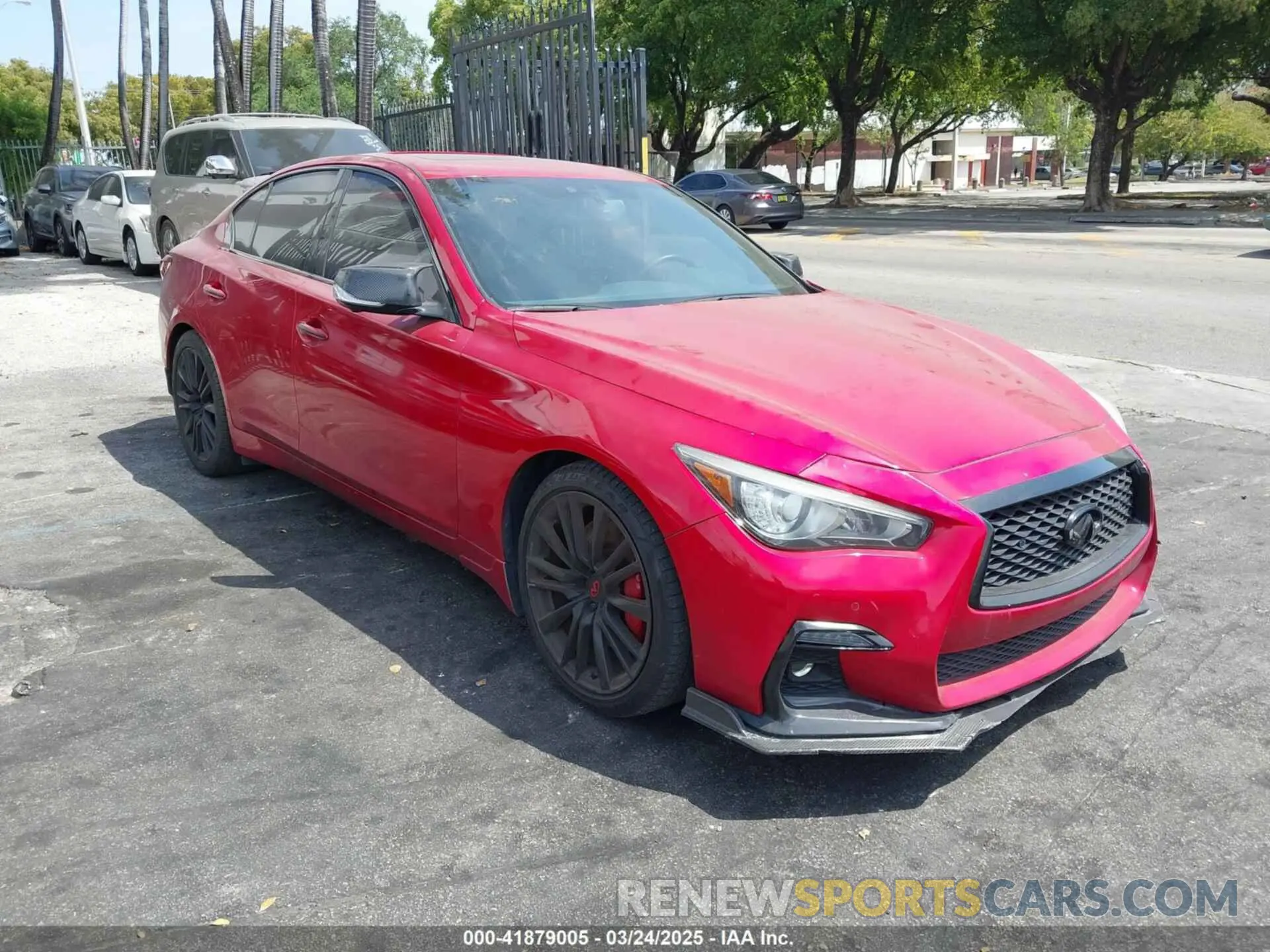 1 Photograph of a damaged car JN1FV7DP0NM370170 INFINITI Q50 2022