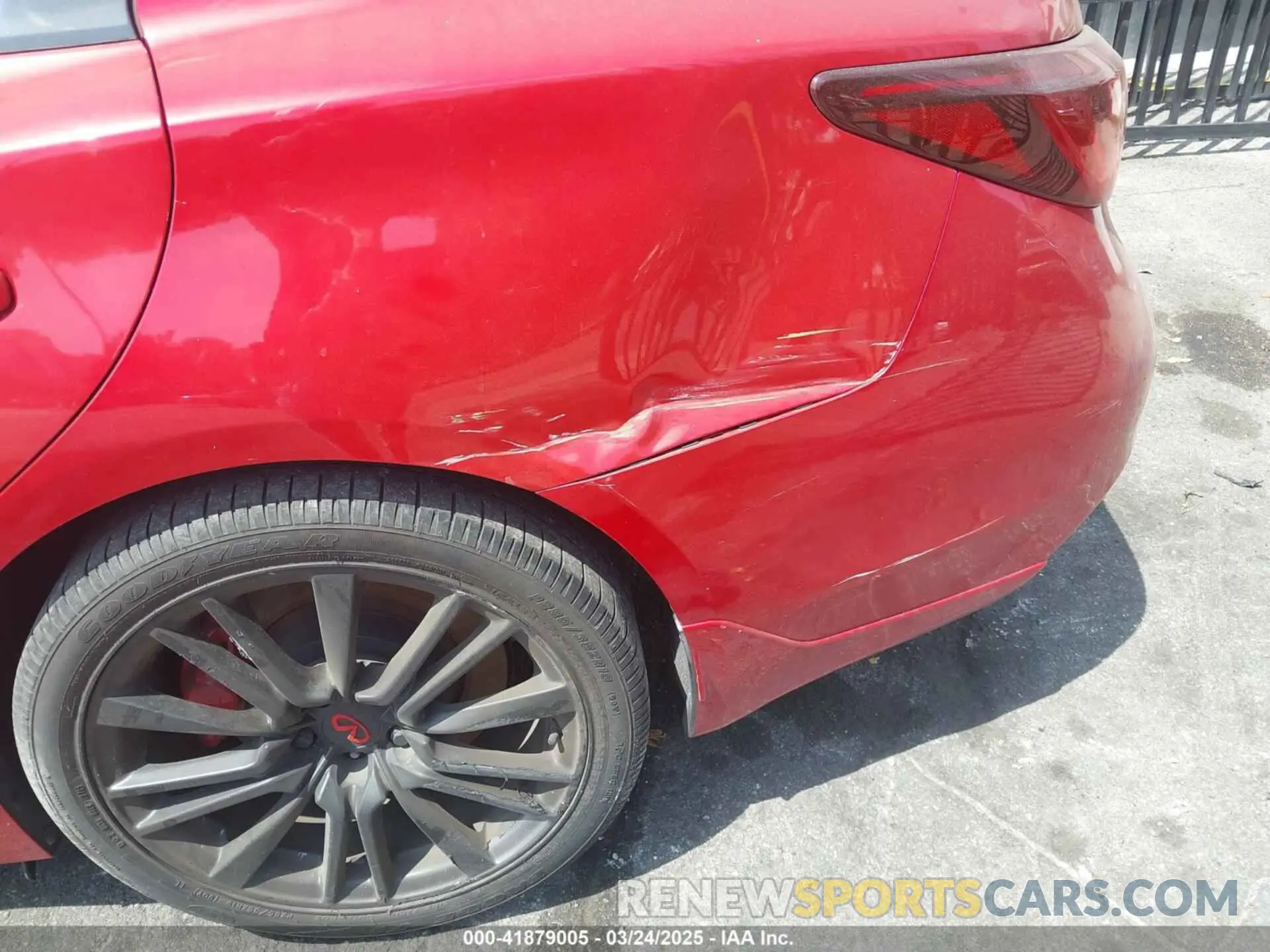 6 Photograph of a damaged car JN1FV7DP0NM370170 INFINITI Q50 2022