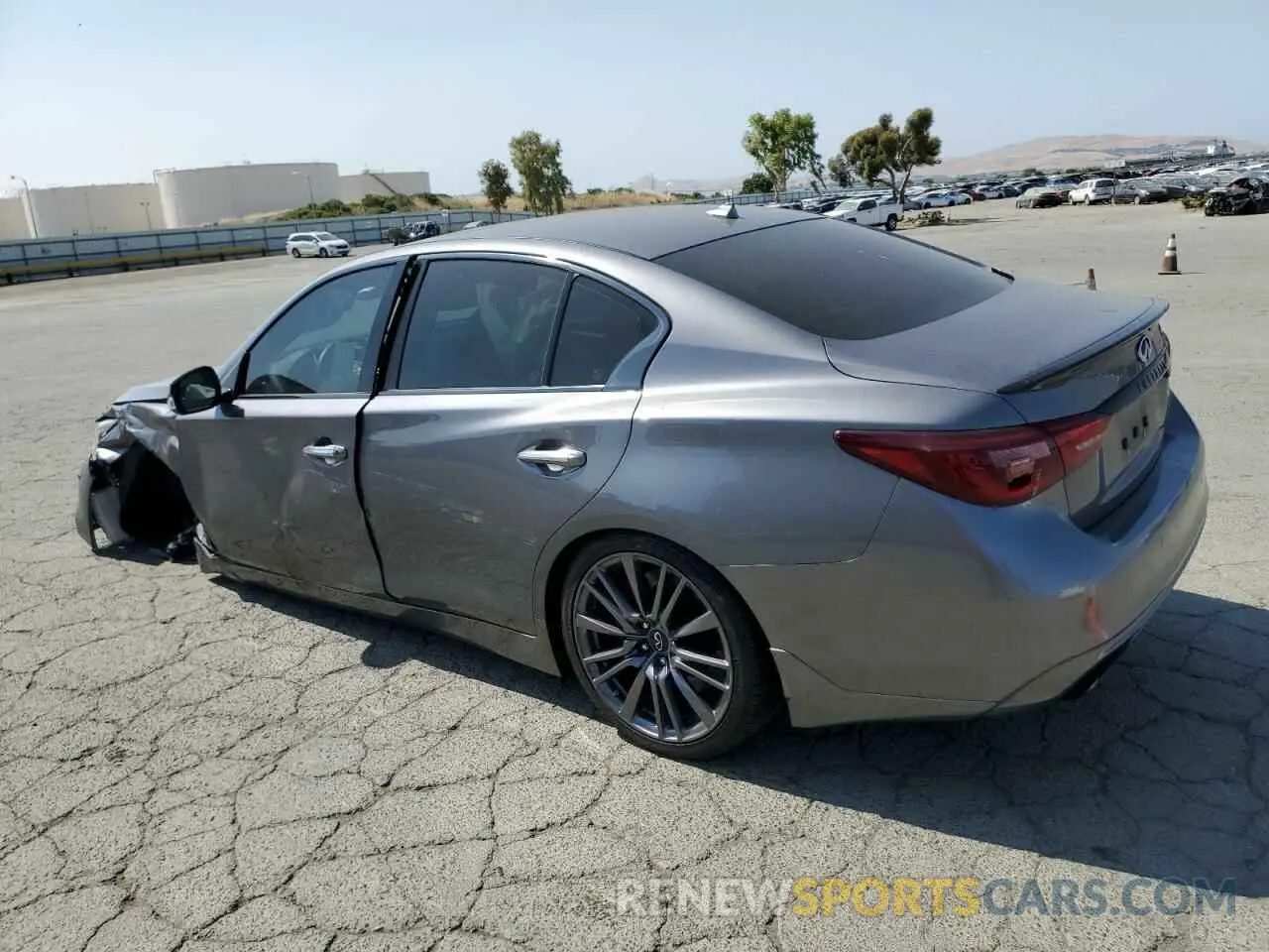 2 Photograph of a damaged car JN1FV7DP6NM370089 INFINITI Q50 2022