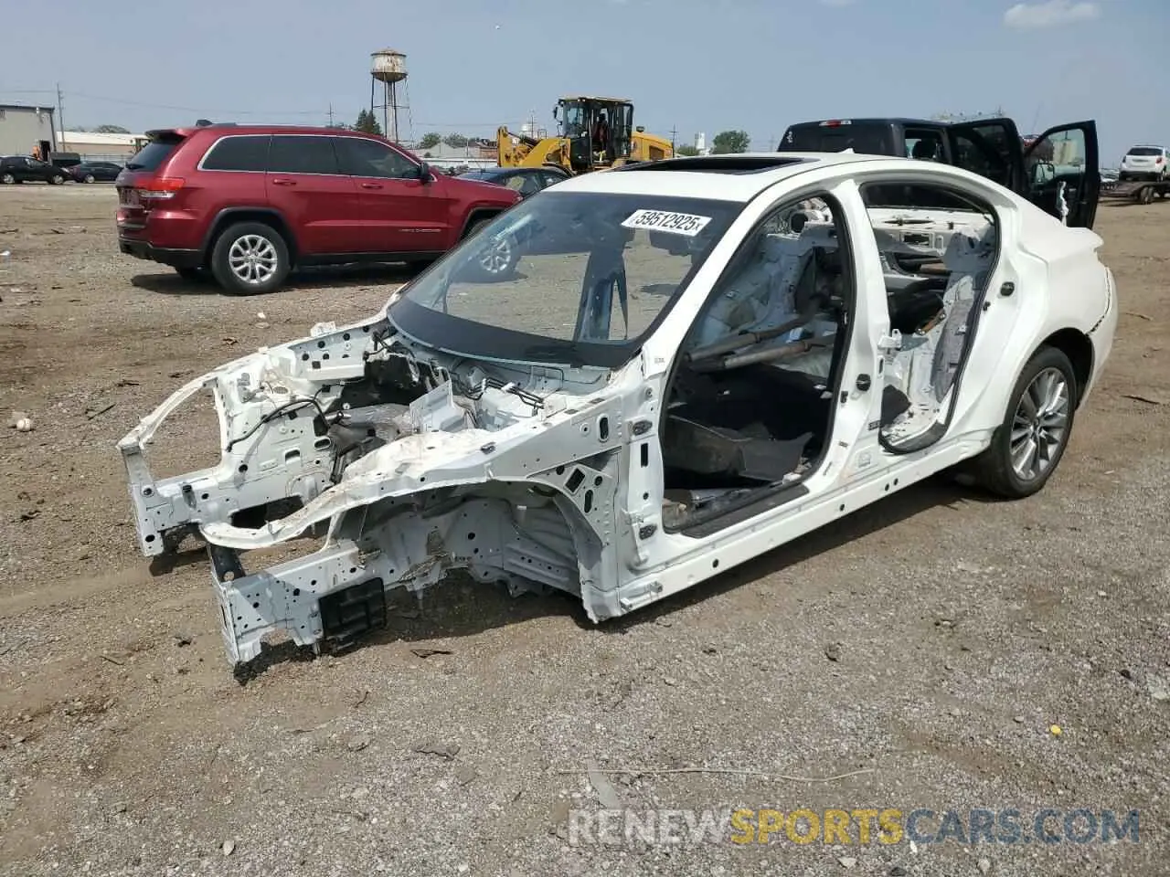 1 Photograph of a damaged car JN1FV7DR8NM390457 INFINITI Q50 2022