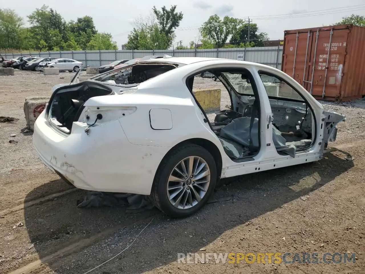 3 Photograph of a damaged car JN1FV7DR8NM390457 INFINITI Q50 2022