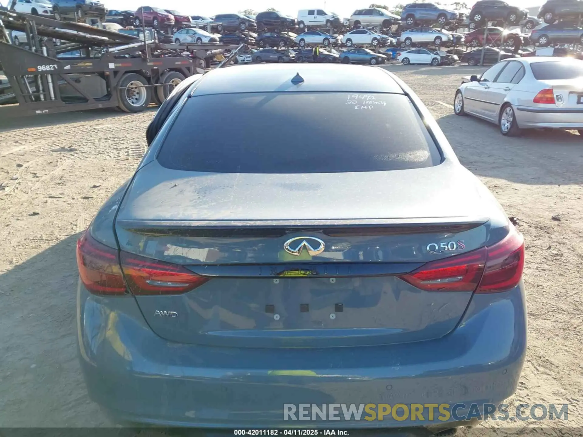 15 Фотография поврежденного автомобиля JN1FV7DR9NM390225 INFINITI Q50 2022