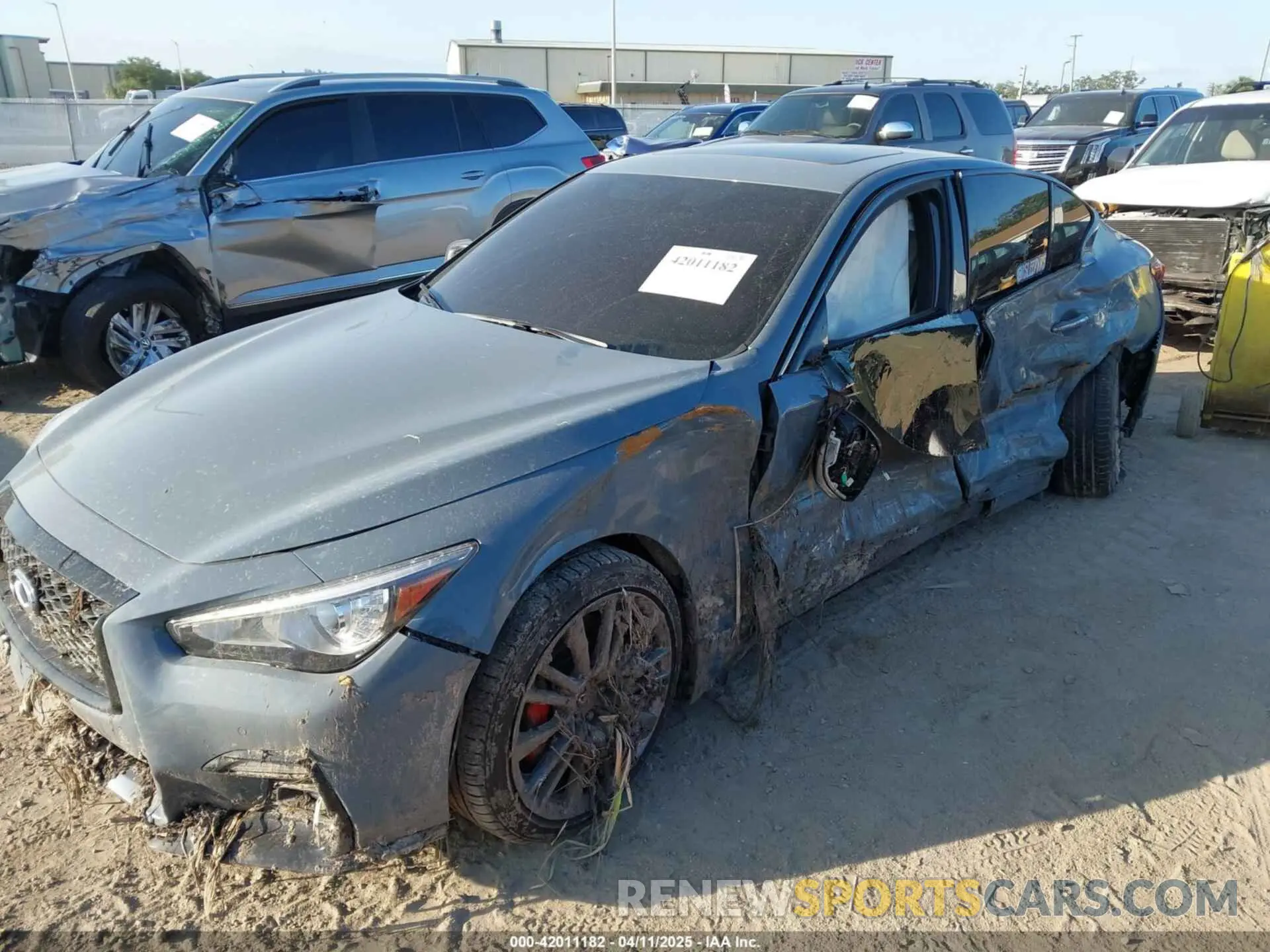 2 Фотография поврежденного автомобиля JN1FV7DR9NM390225 INFINITI Q50 2022
