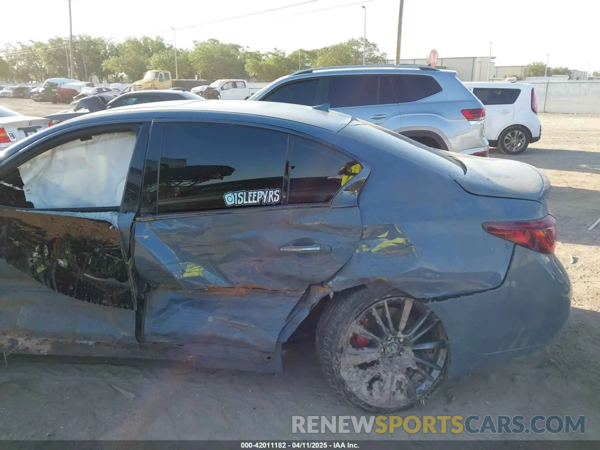 6 Фотография поврежденного автомобиля JN1FV7DR9NM390225 INFINITI Q50 2022
