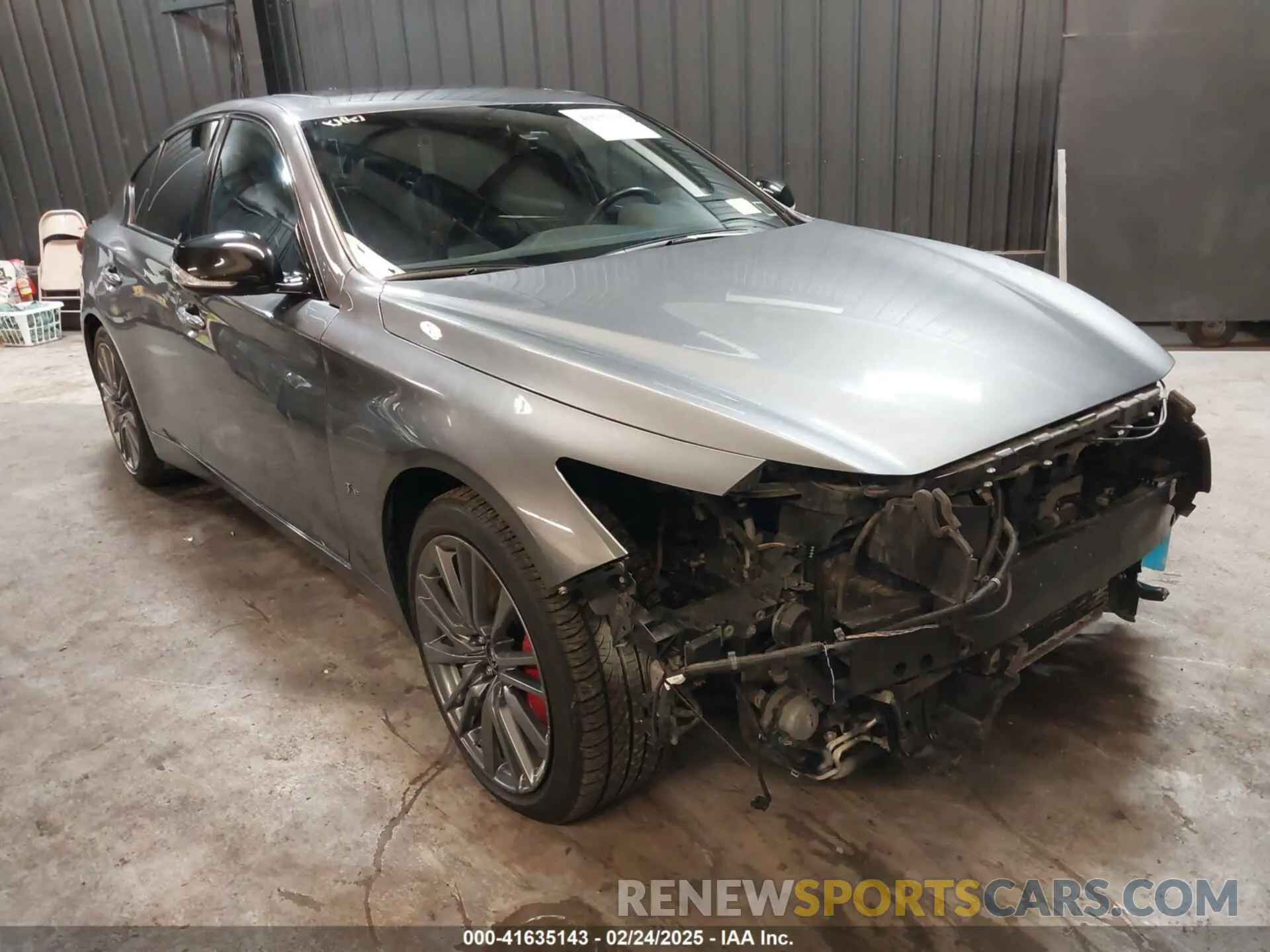 1 Фотография поврежденного автомобиля JN1FV7DR9NM390385 INFINITI Q50 2022