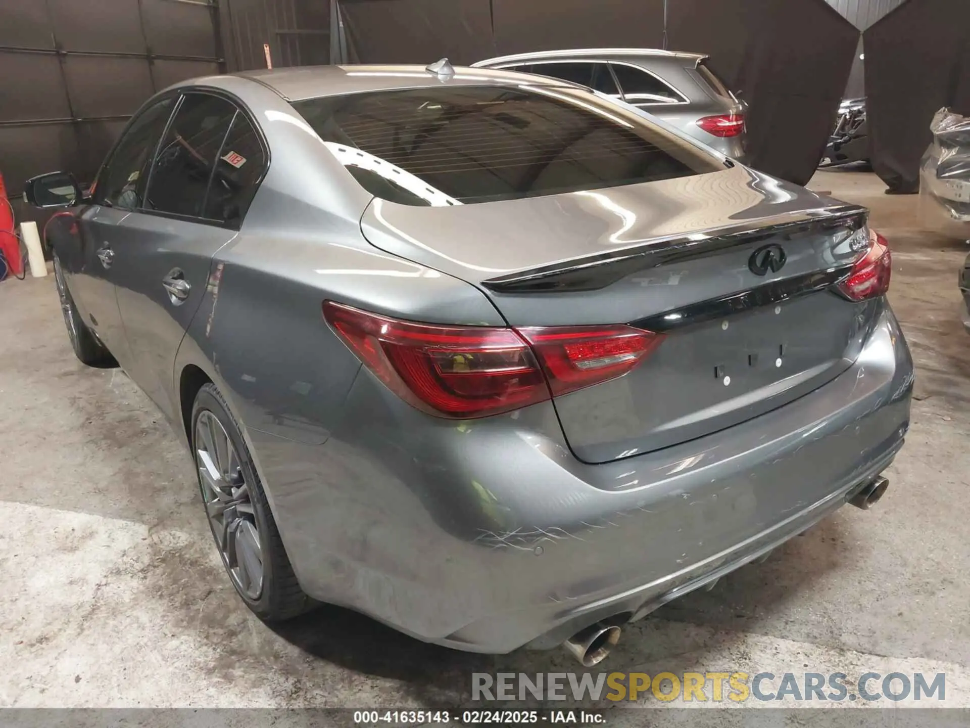 3 Фотография поврежденного автомобиля JN1FV7DR9NM390385 INFINITI Q50 2022