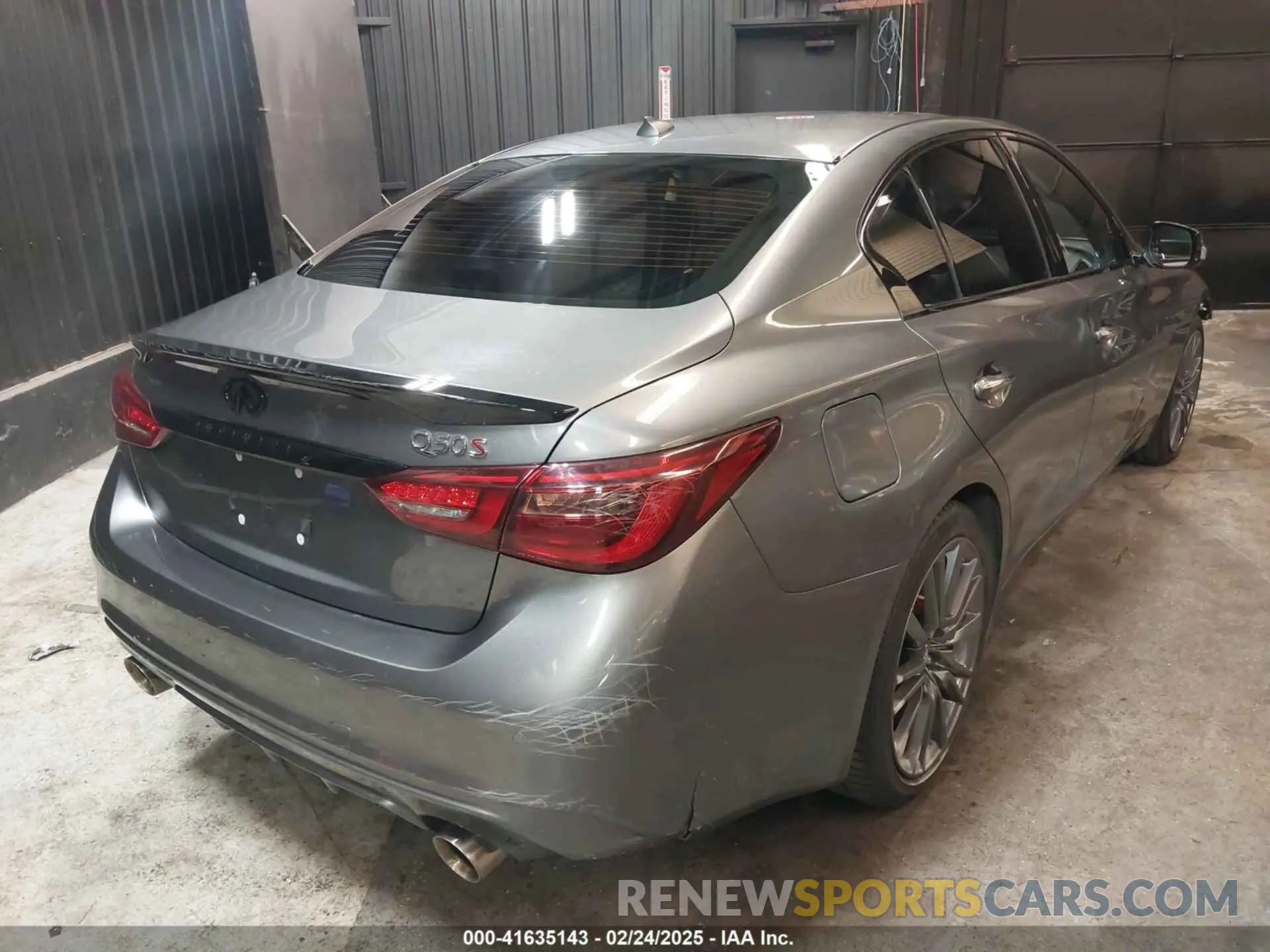 4 Фотография поврежденного автомобиля JN1FV7DR9NM390385 INFINITI Q50 2022