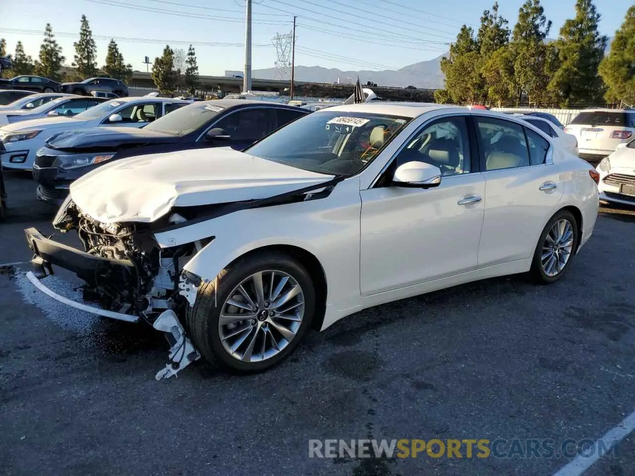 1 Photograph of a damaged car JN1EV7BP5PM510392 INFINITI Q50 2023