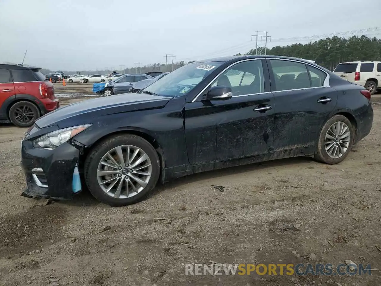 1 Photograph of a damaged car JN1EV7BP5PM510800 INFINITI Q50 2023