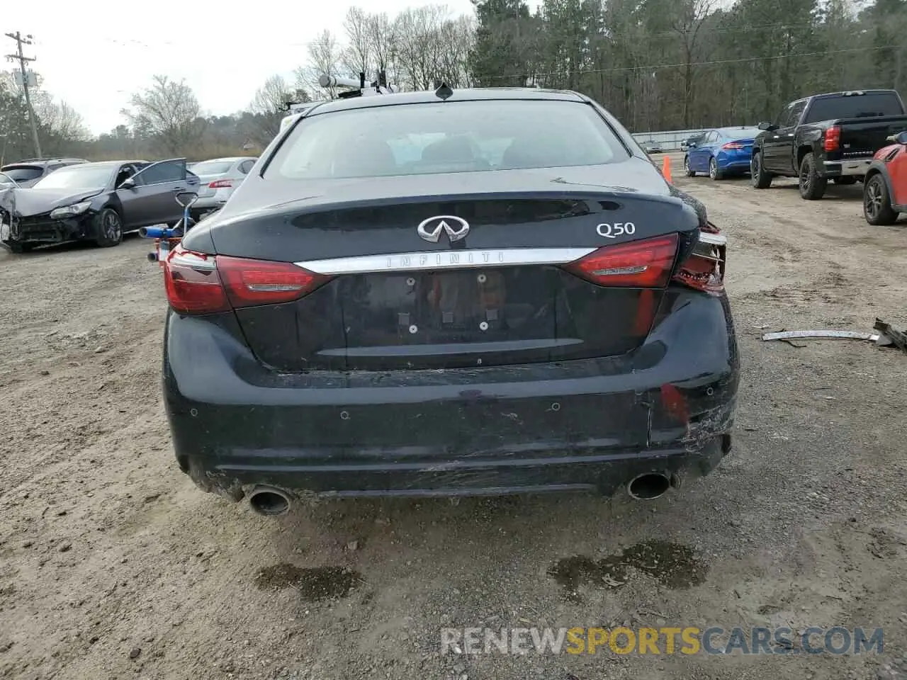 6 Photograph of a damaged car JN1EV7BP5PM510800 INFINITI Q50 2023