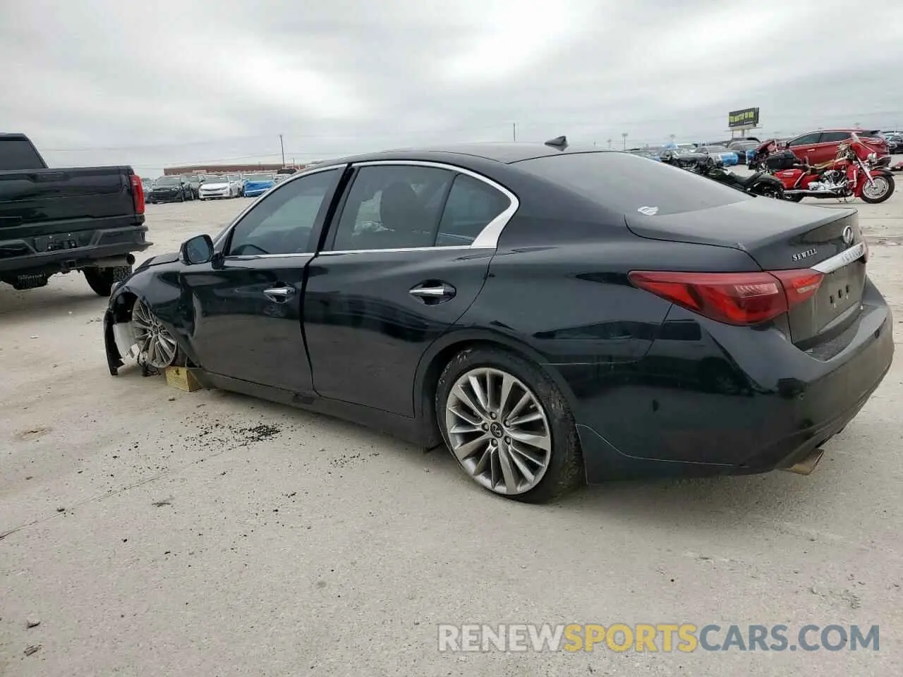 2 Photograph of a damaged car JN1EV7BP5PM511106 INFINITI Q50 2023