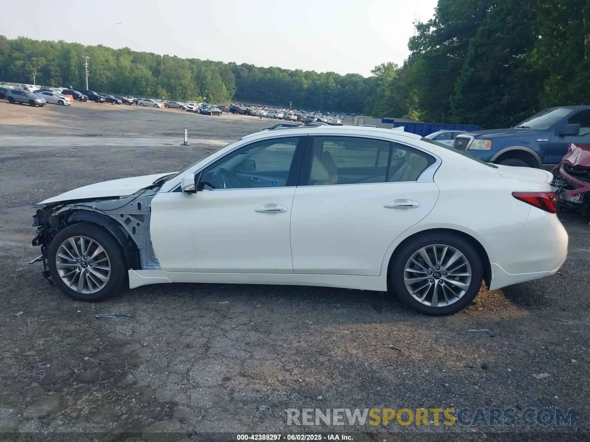 14 Photograph of a damaged car JN1EV7BP6PM512345 INFINITI Q50 2023