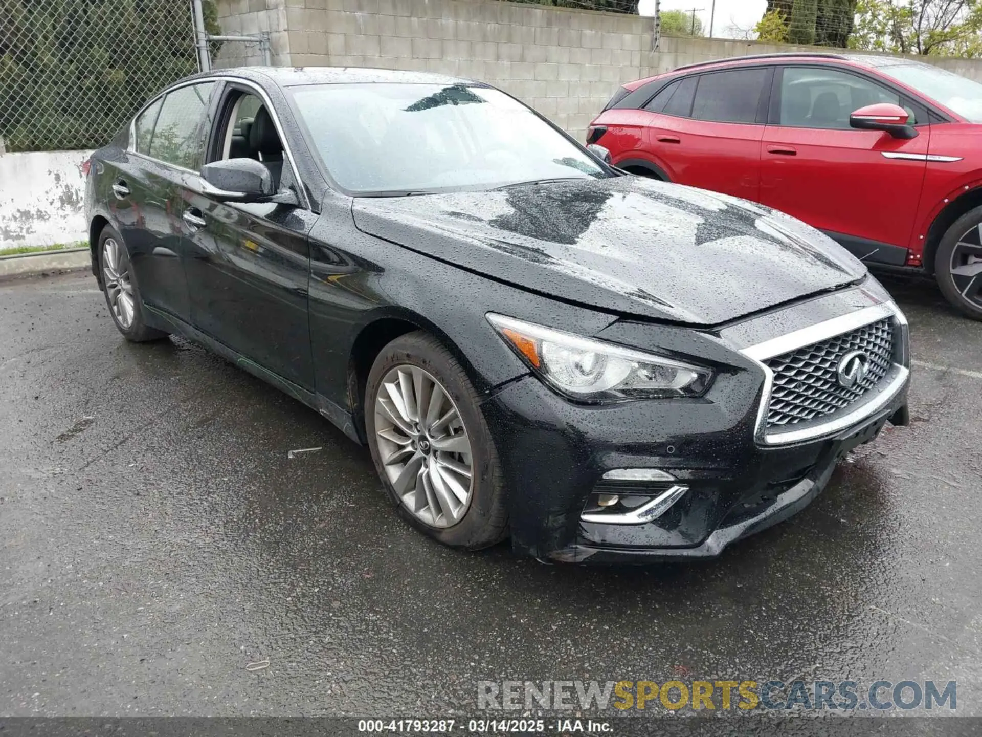 1 Photograph of a damaged car JN1EV7BP9PM513067 INFINITI Q50 2023