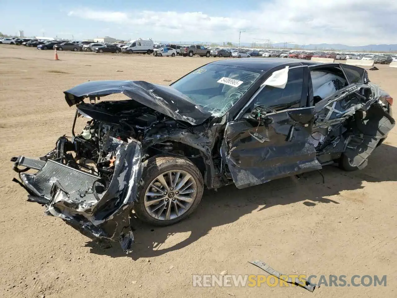 1 Photograph of a damaged car JN1EV7BR0PM542118 INFINITI Q50 2023