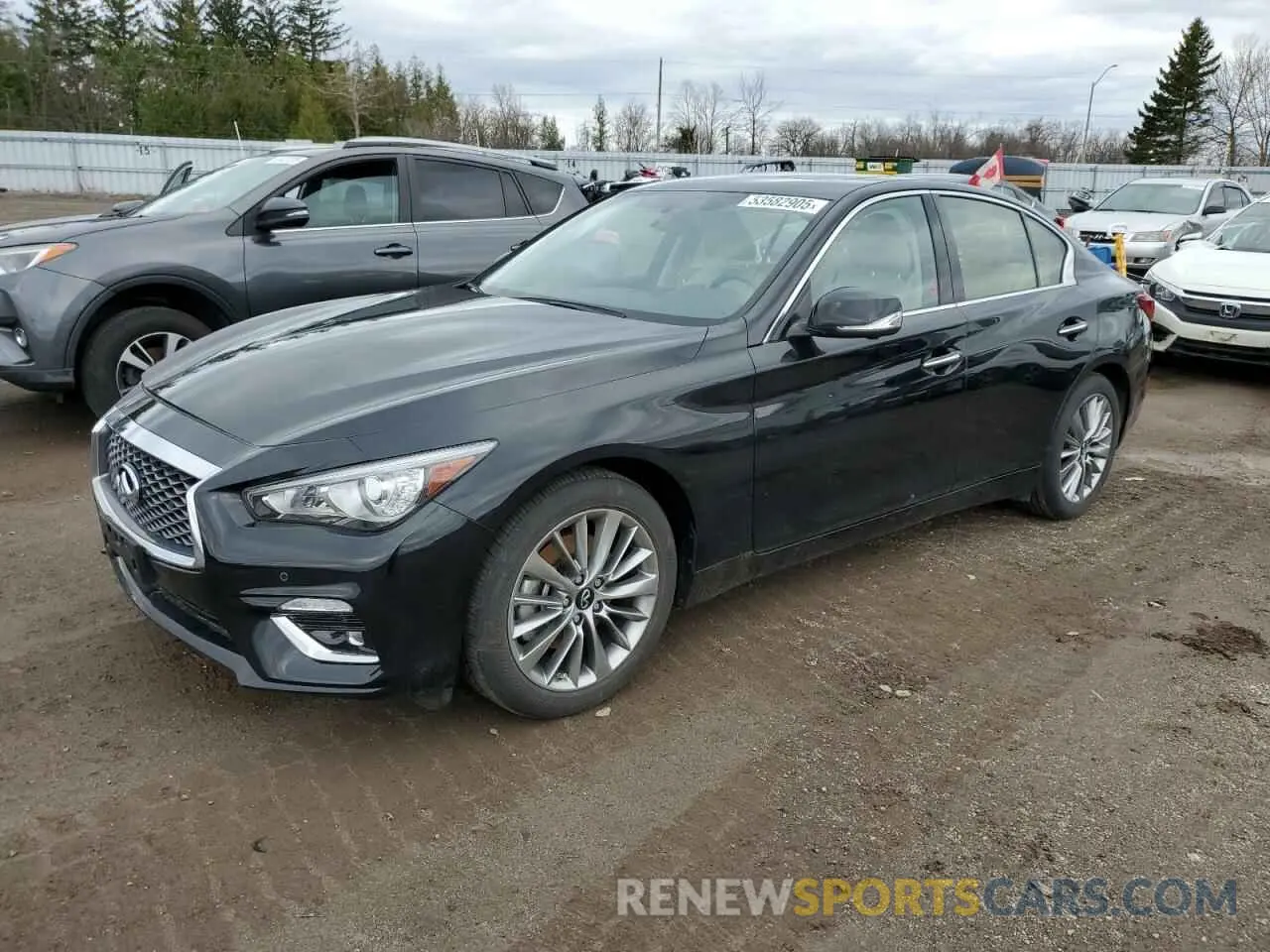 1 Фотография поврежденного автомобиля JN1EV7BR1PM543584 INFINITI Q50 2023