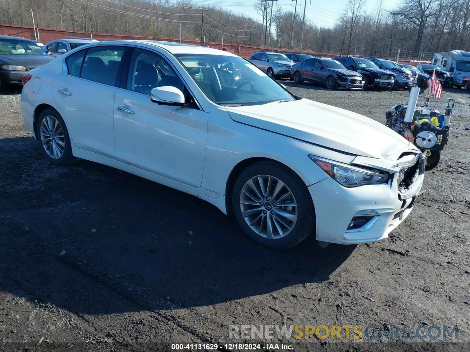 1 Photograph of a damaged car JN1EV7BR8PM540570 INFINITI Q50 2023