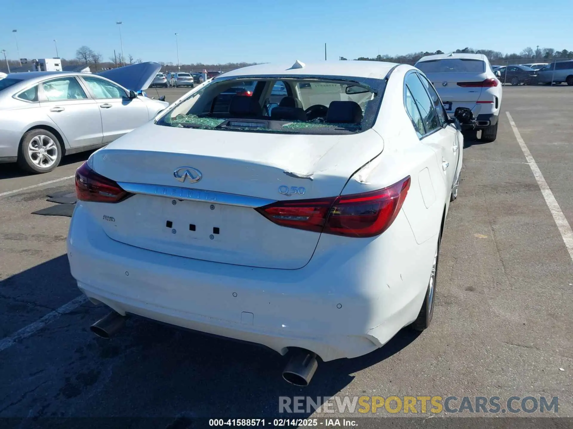 4 Photograph of a damaged car JN1EV7BRXPM542112 INFINITI Q50 2023