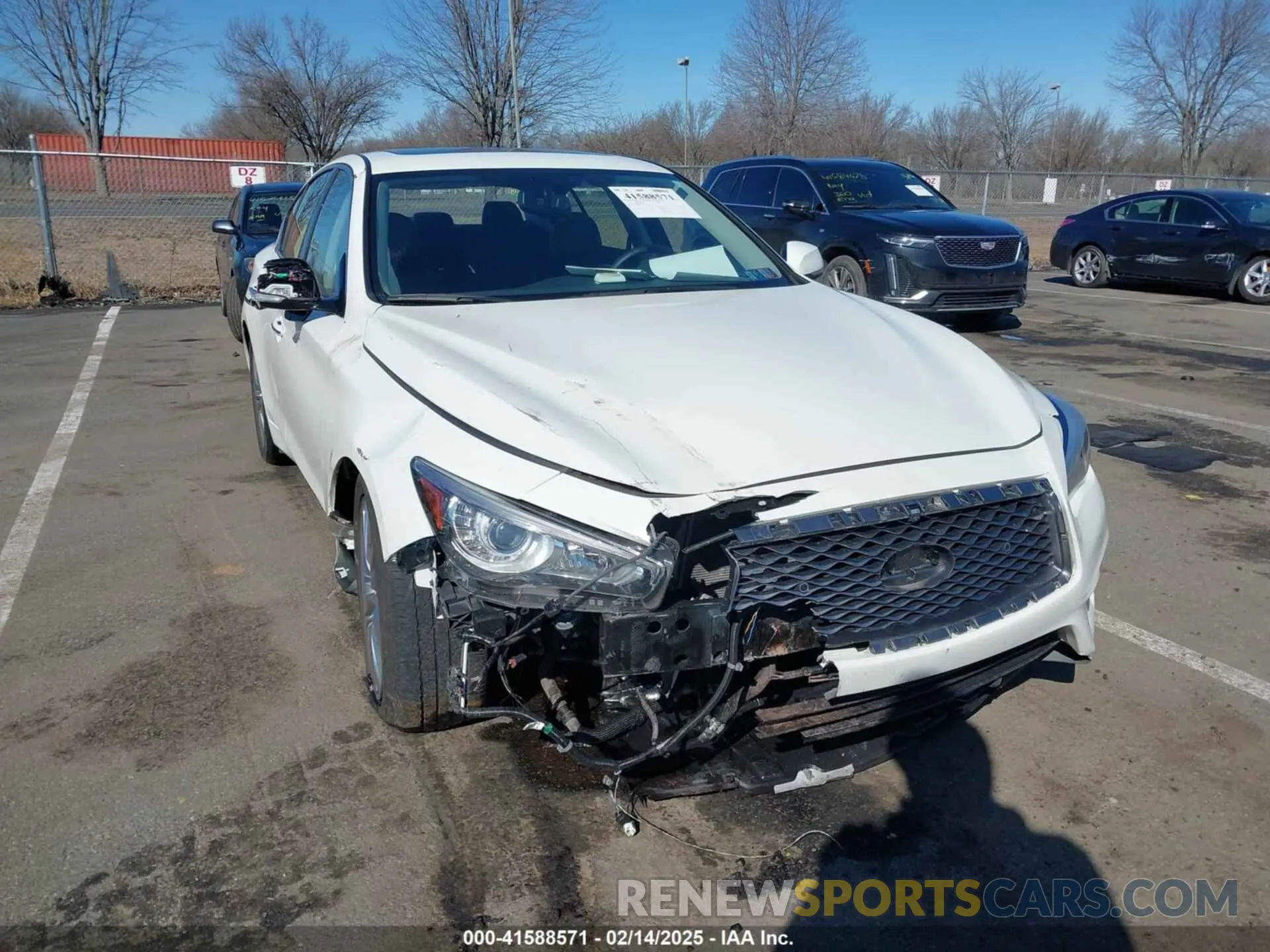 6 Photograph of a damaged car JN1EV7BRXPM542112 INFINITI Q50 2023