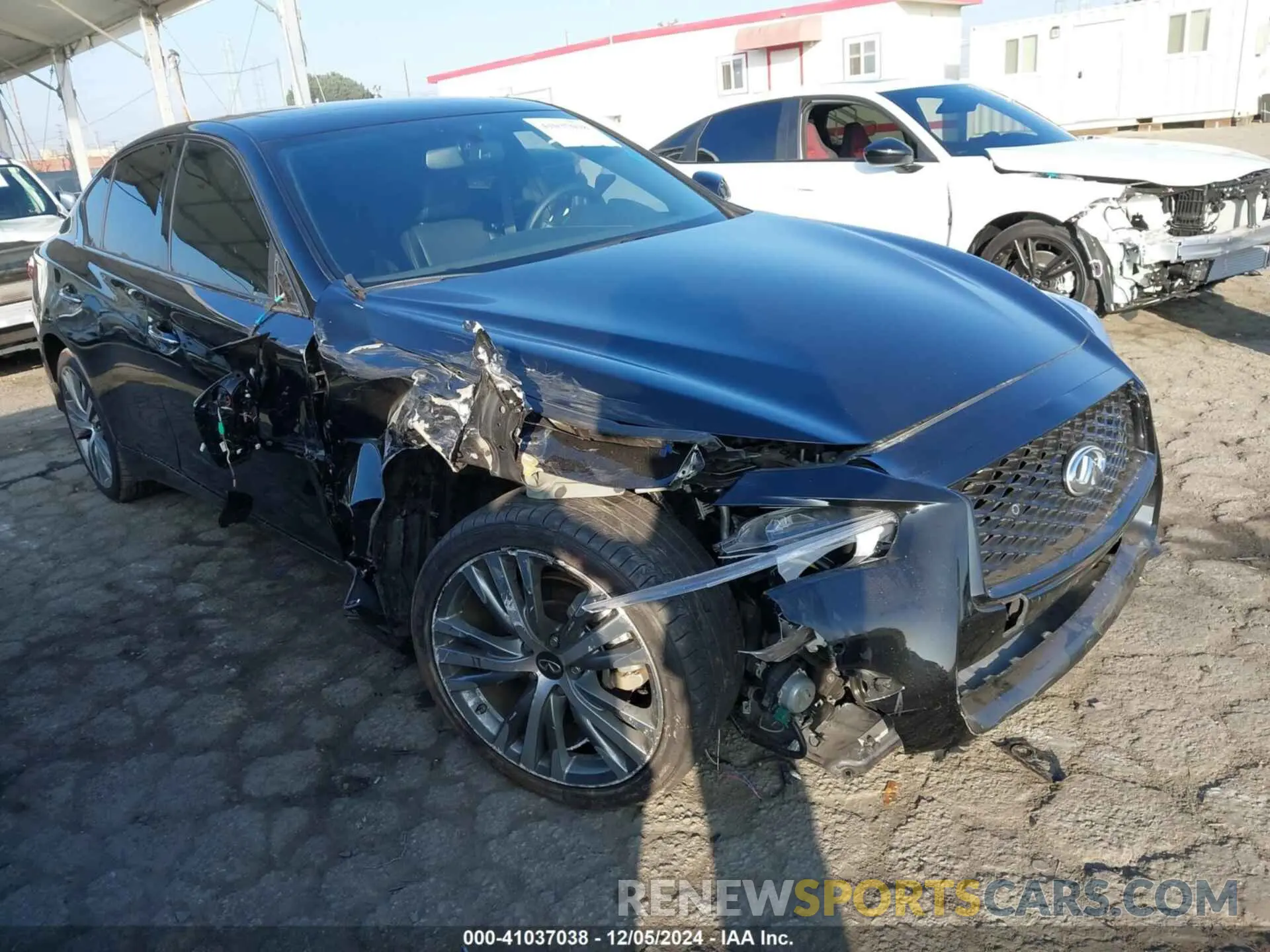 1 Photograph of a damaged car JN1EV7CPXPM511312 INFINITI Q50 2023