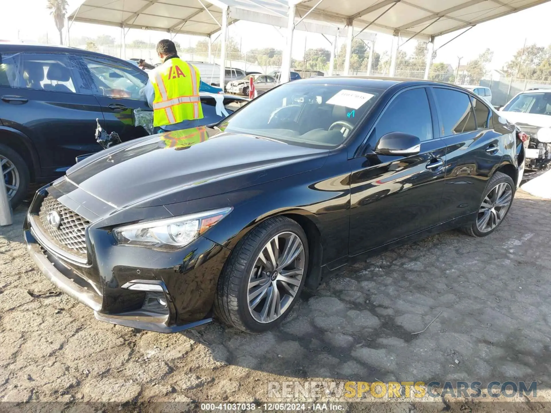 2 Photograph of a damaged car JN1EV7CPXPM511312 INFINITI Q50 2023