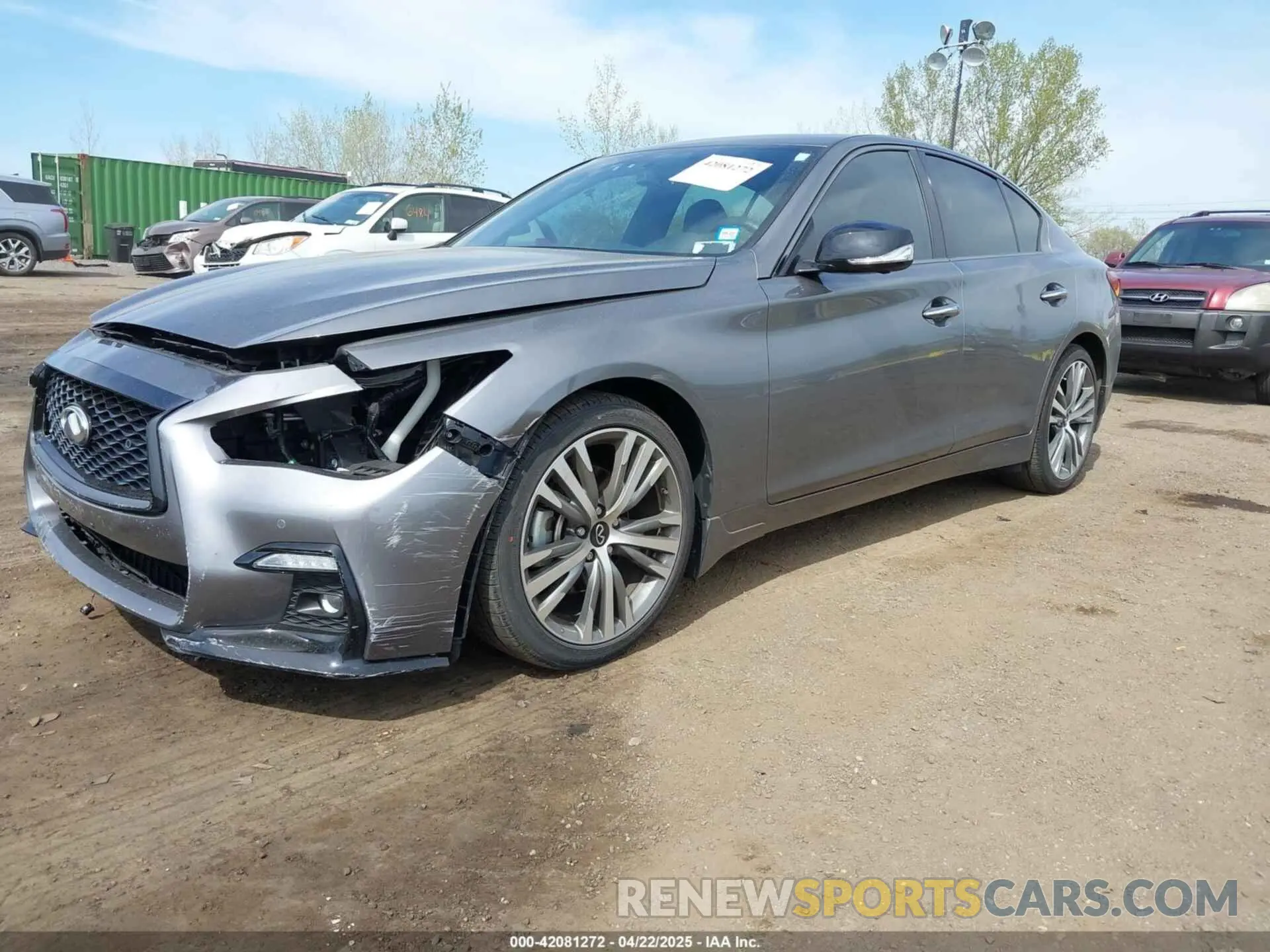 2 Photograph of a damaged car JN1EV7CR4PM540726 INFINITI Q50 2023