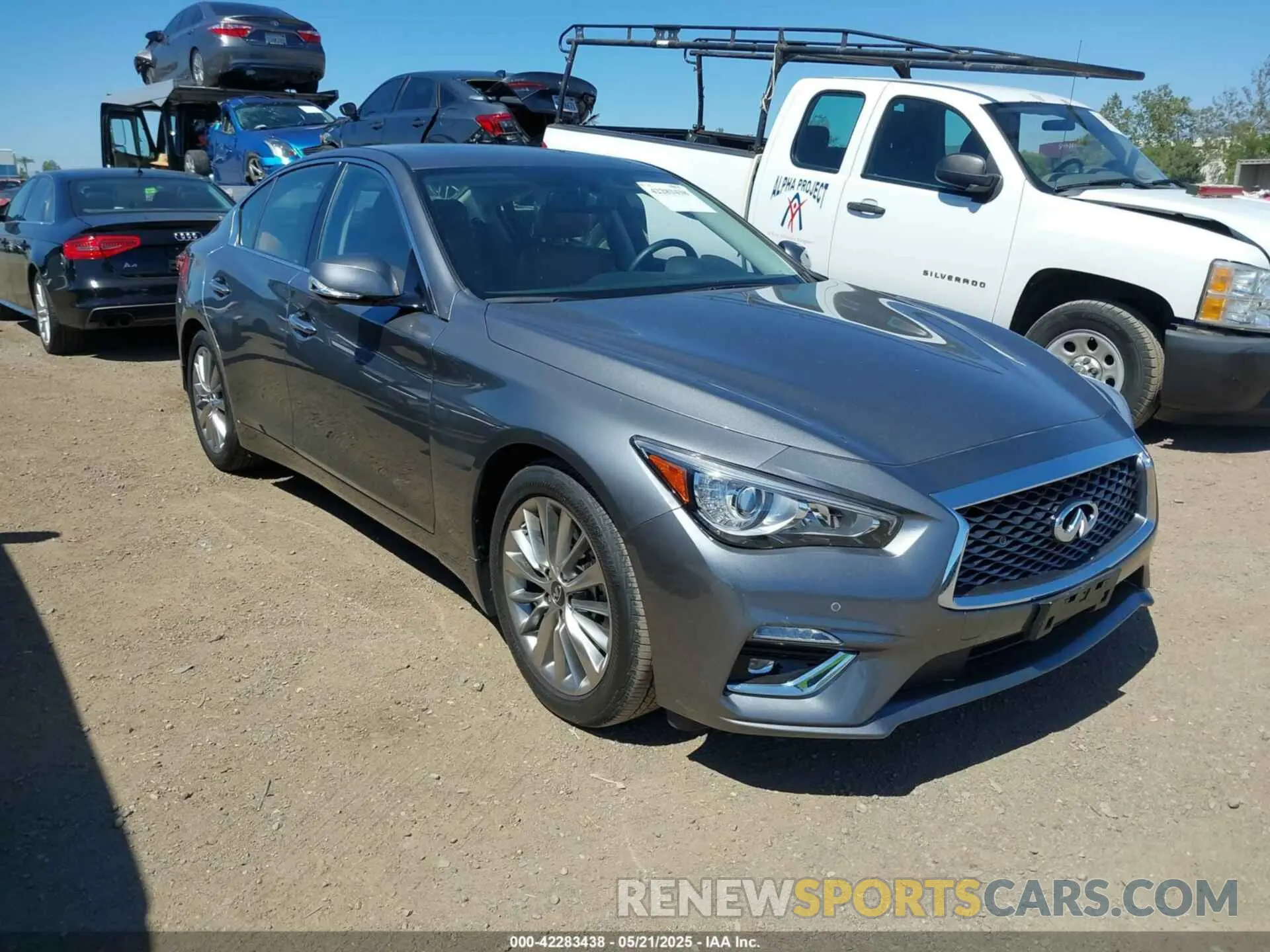 1 Фотография поврежденного автомобиля JN1EV7BP3RM601616 INFINITI Q50 2024
