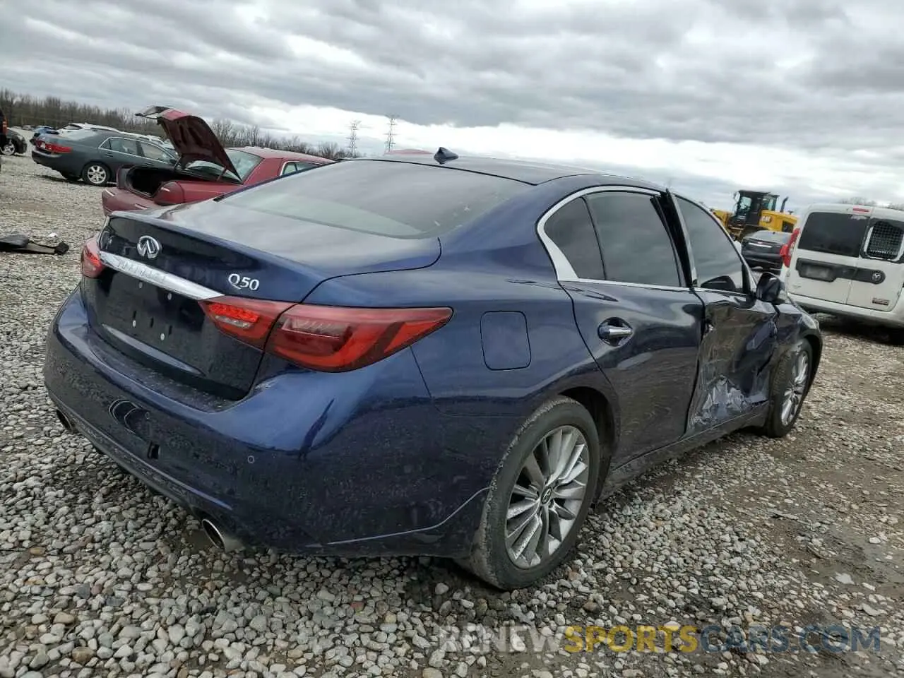 3 Photograph of a damaged car JN1EV7BP5RM601570 INFINITI Q50 2024