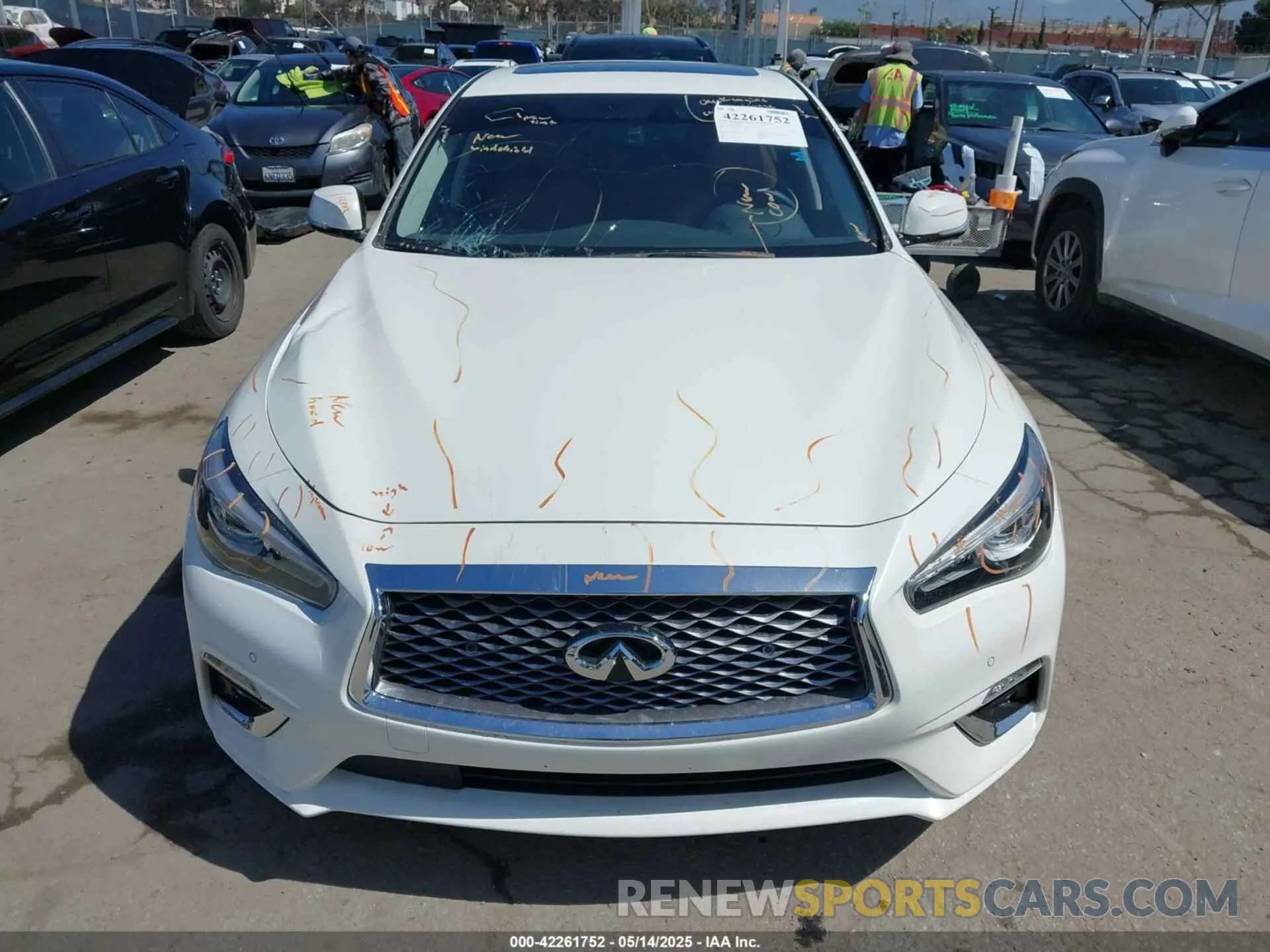 12 Фотография поврежденного автомобиля JN1EV7BP5RM601925 INFINITI Q50 2024