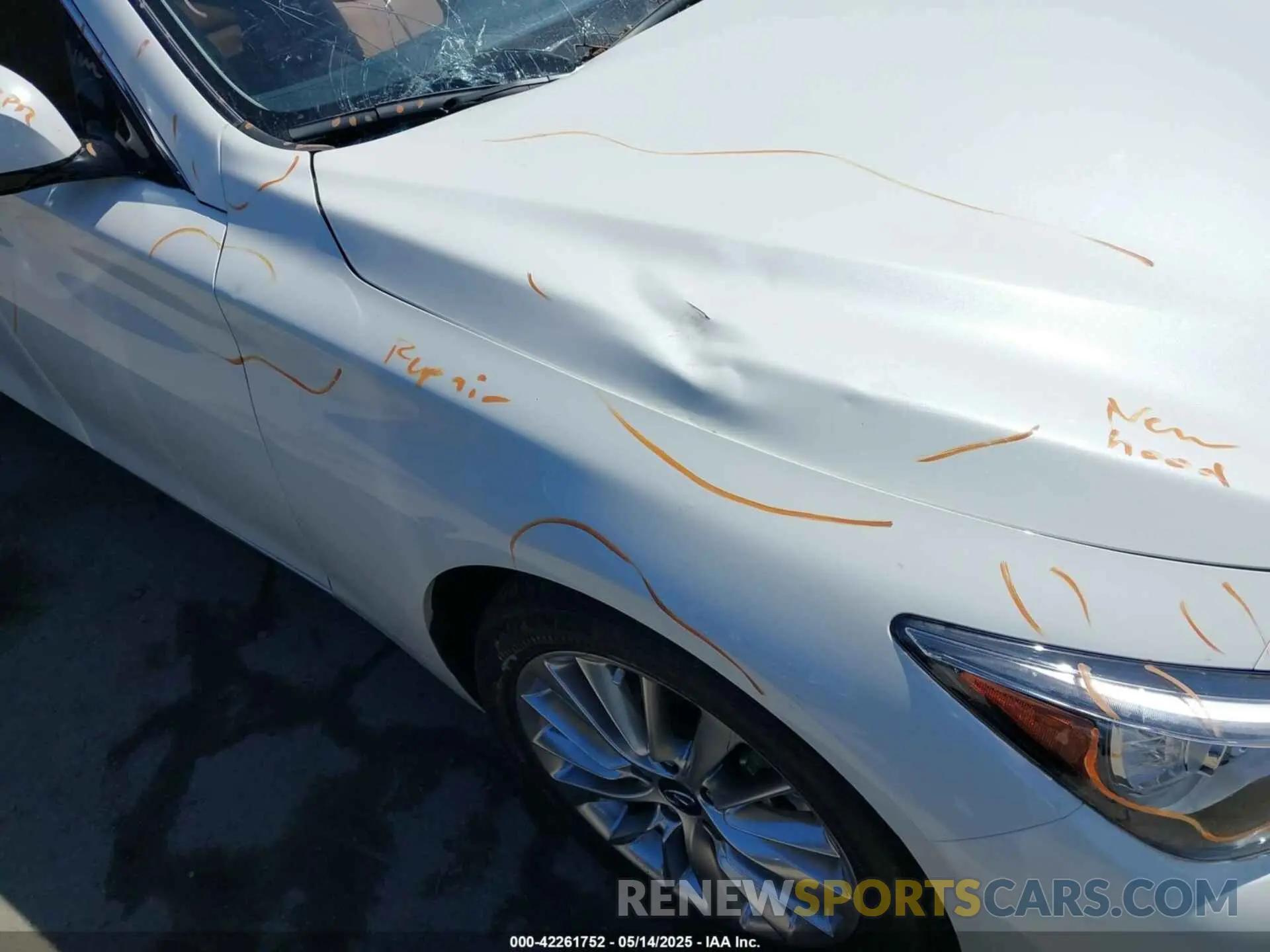 6 Фотография поврежденного автомобиля JN1EV7BP5RM601925 INFINITI Q50 2024