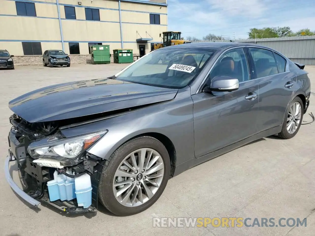 1 Photograph of a damaged car JN1EV7BP8RM600834 INFINITI Q50 2024