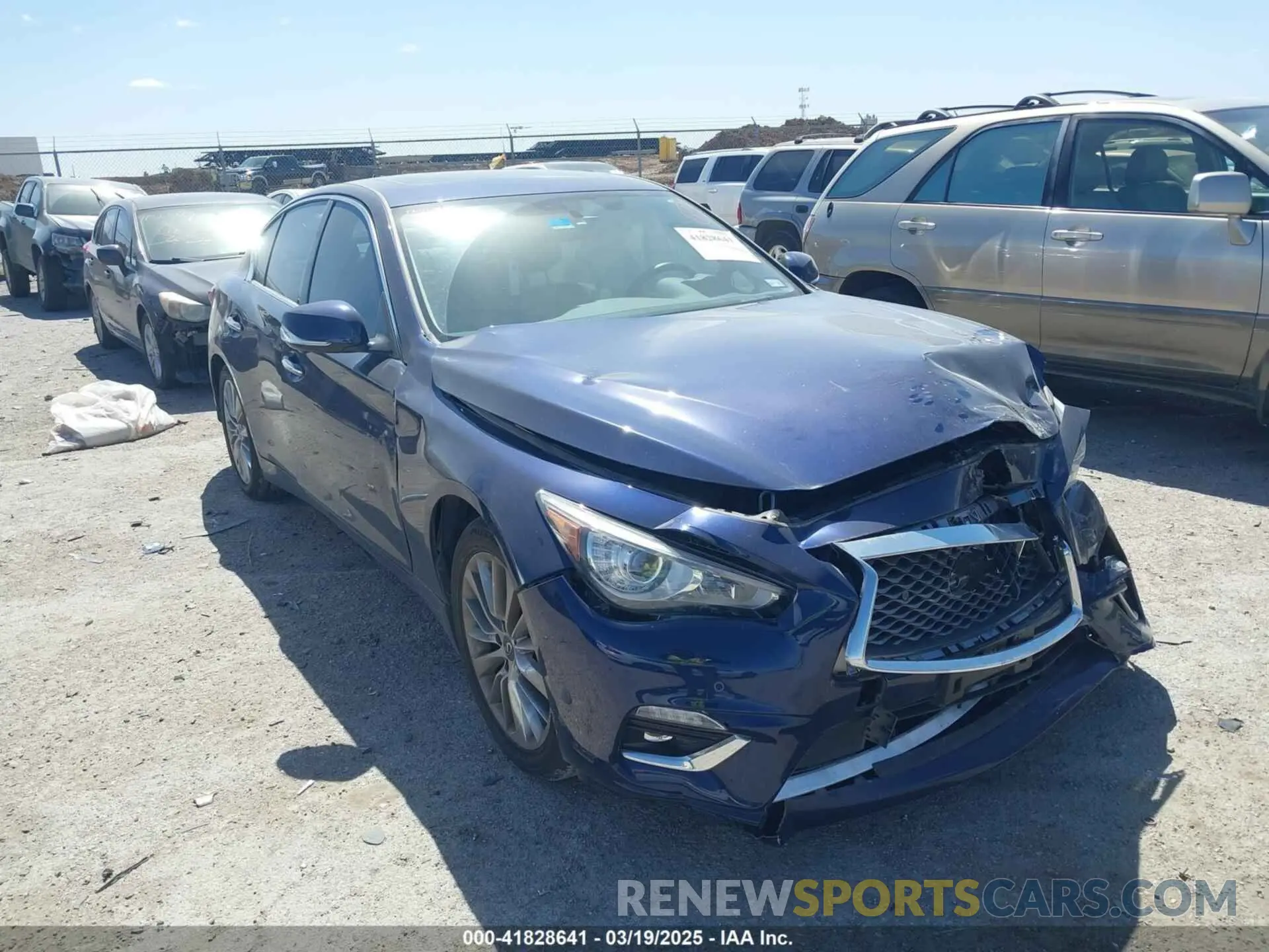 1 Photograph of a damaged car JN1EV7BP8RM601742 INFINITI Q50 2024